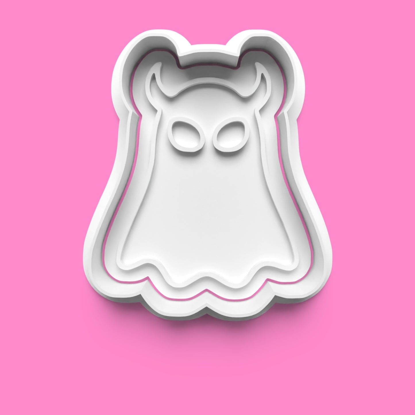 Little Nightmare Dolls Cookie Cutter Set – Creepy Clown, Haunted Teddy, Voodoo & Ghost Embossers