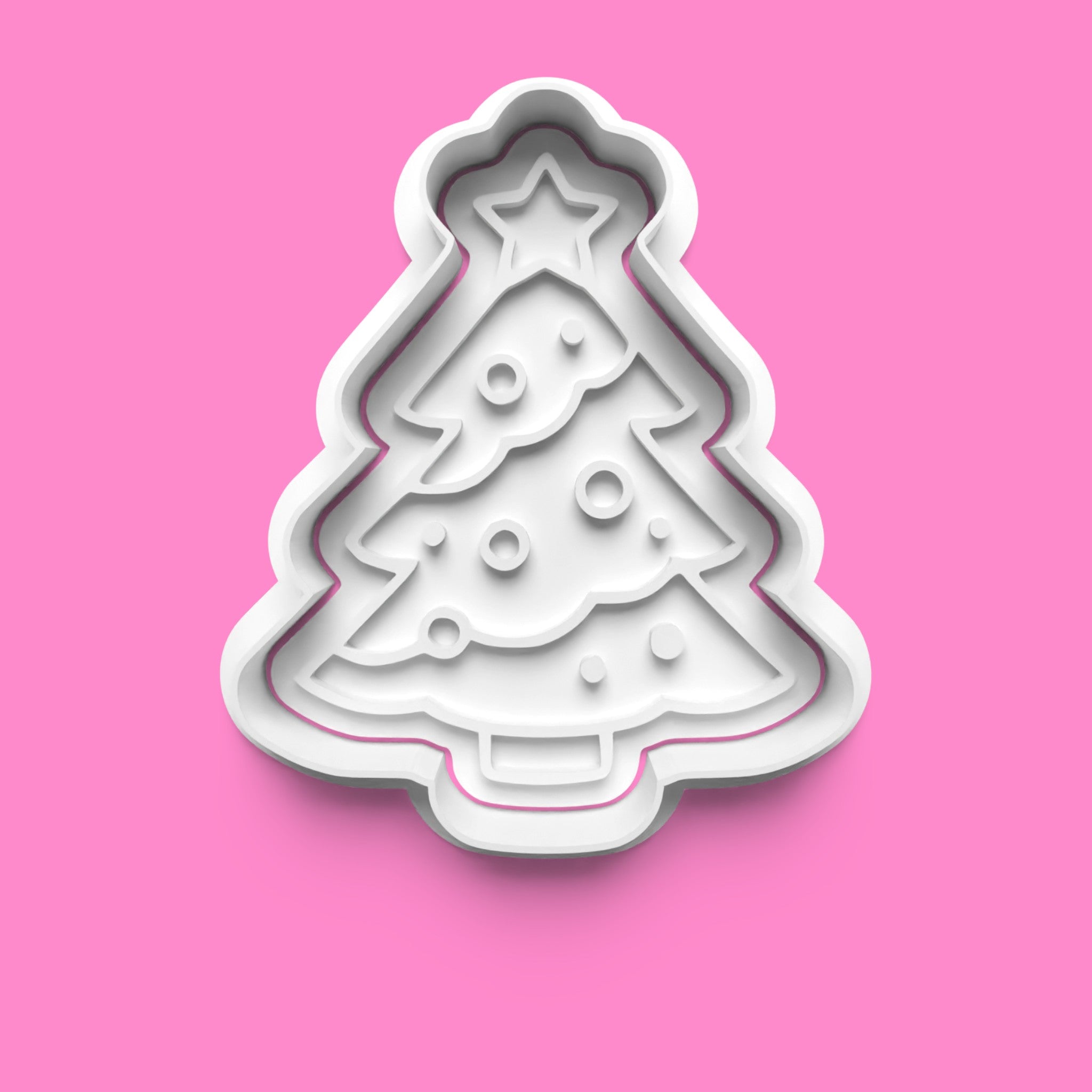 Christmas Cookie Cutter Set – Santa, Tree, Stocking & Bauble (4-Piece)