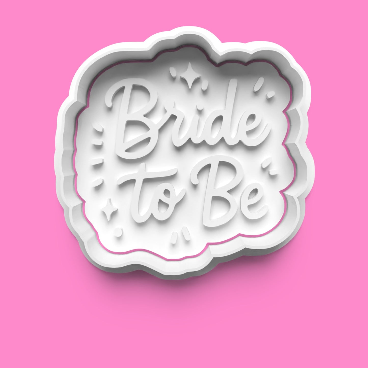Bride-To-Be Cookie Cutter Embosser Set – Wedding & Hen Party Set (4 Pieces)