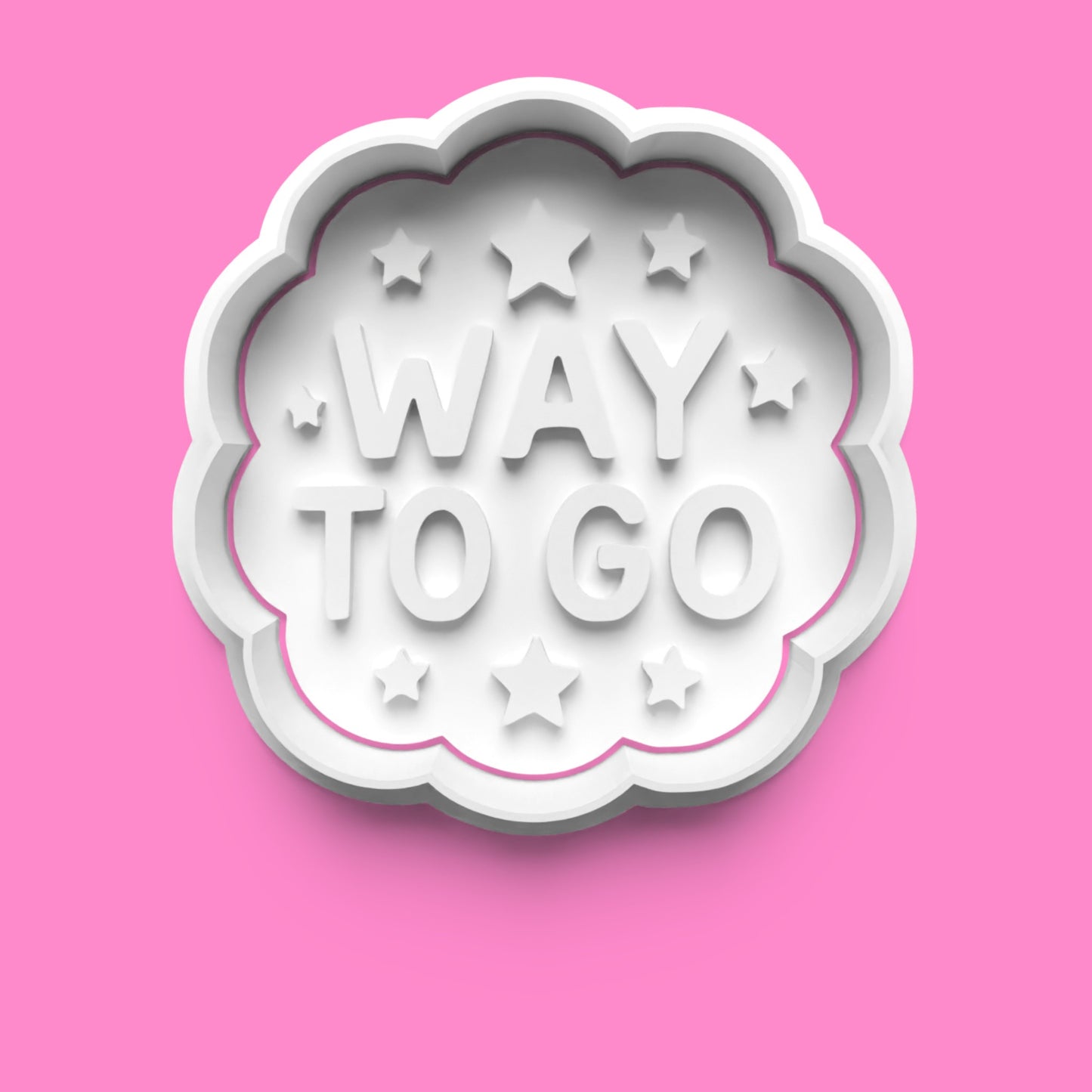 Celebration Cookie Cutter Embosser Set – Congrats & Well Done (4 Pieces)