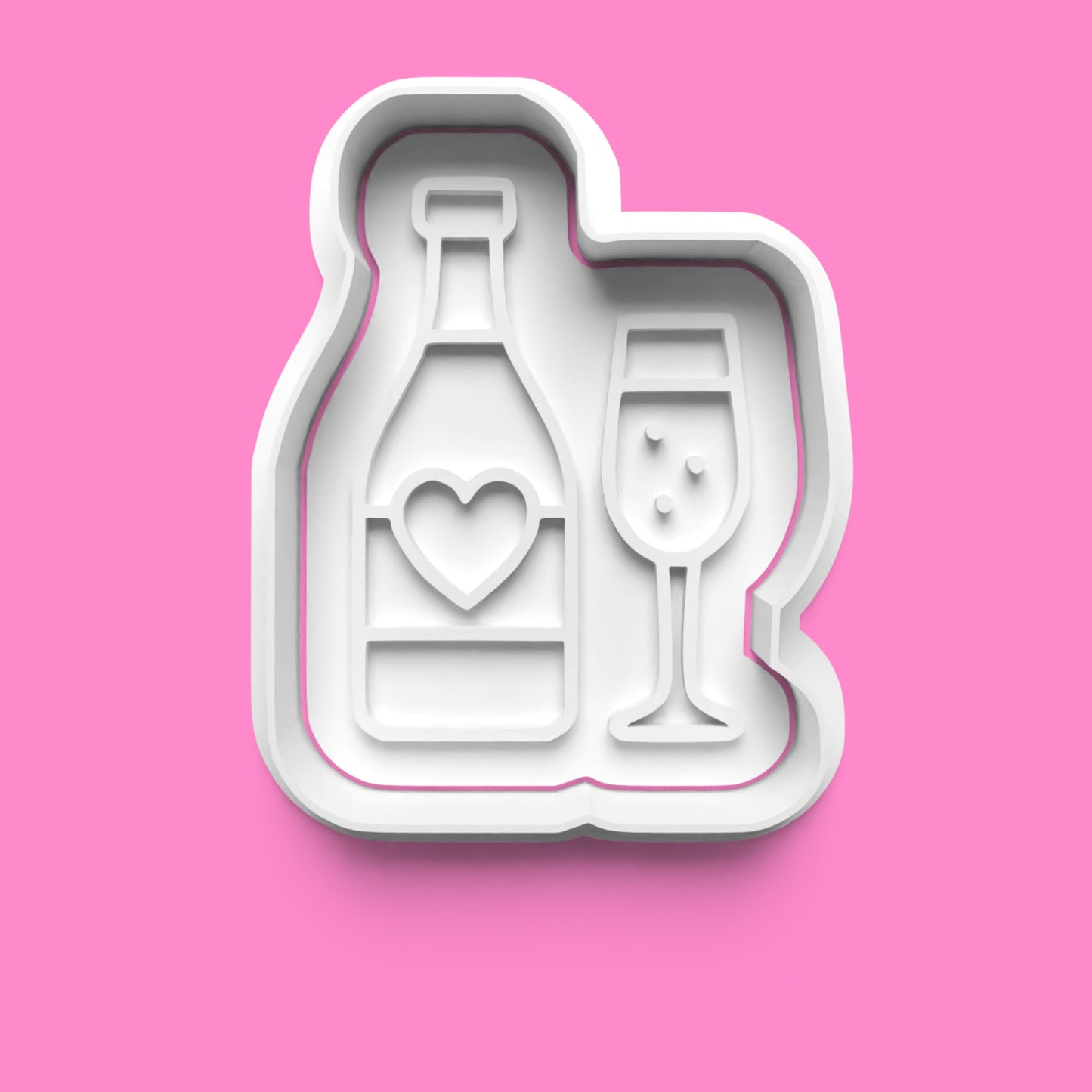 Bridal Cookie Cutter Embosser Set – 4-Piece Engagement & Hen Party Collection