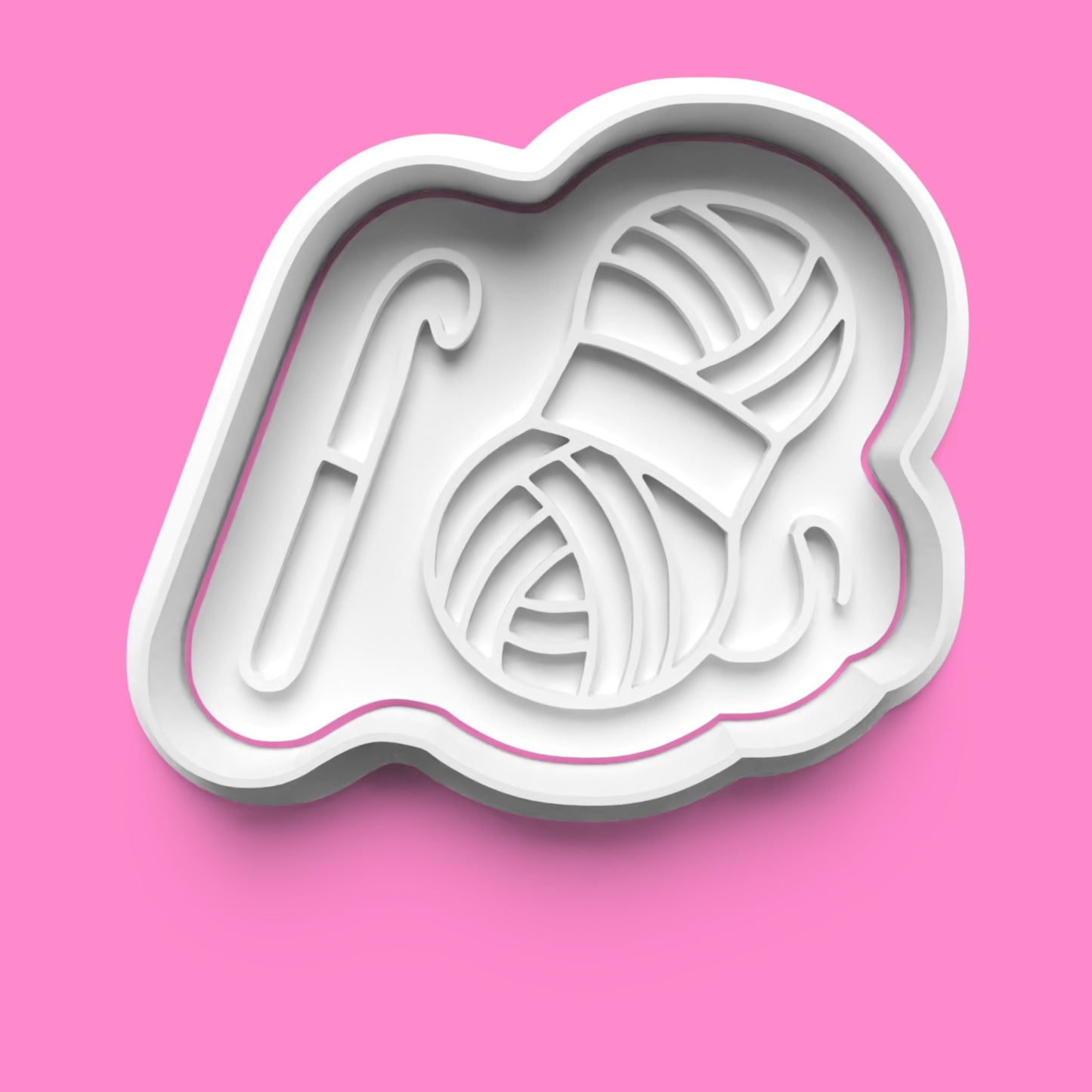 Knitting & Crochet Cookie Cutter & Embosser Set – 4 Piece Crafty Baking Tool Set