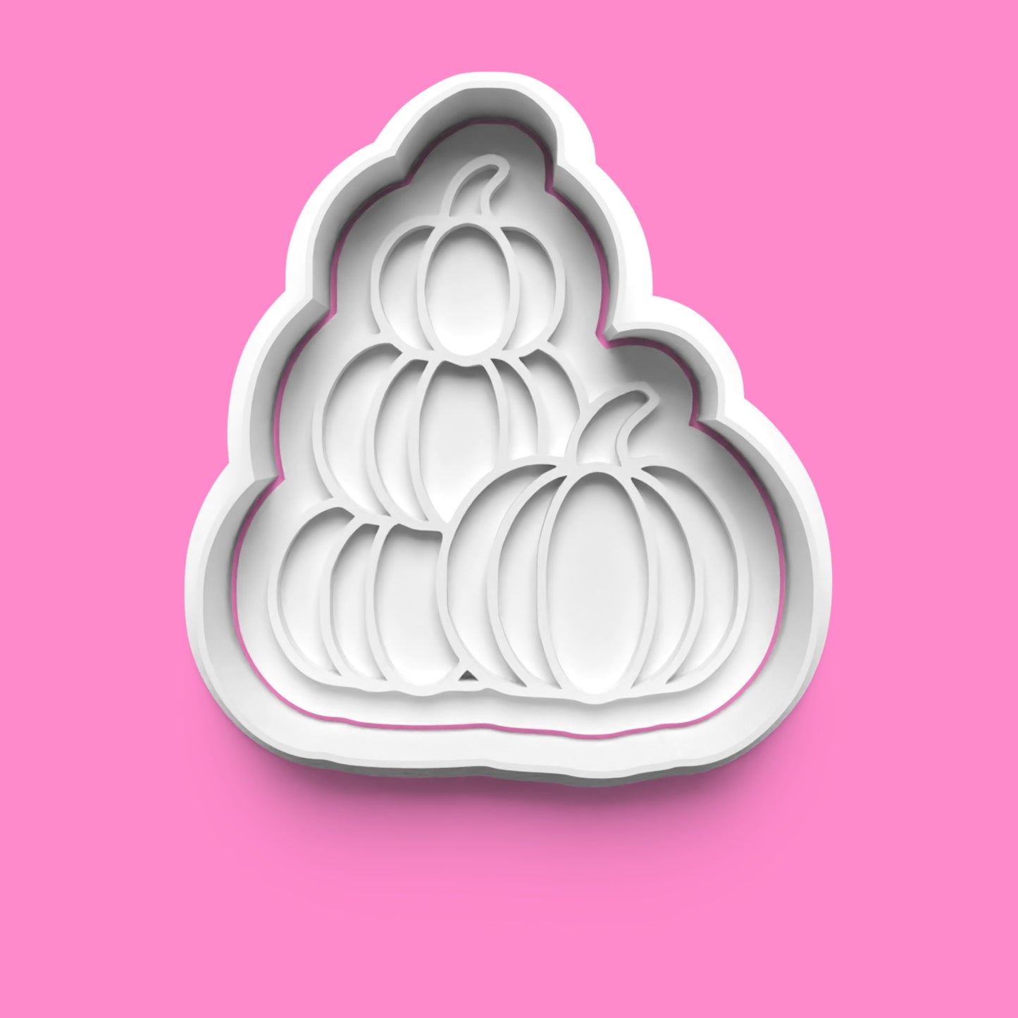 Pumpkin Patch Cookie Cutter & Embosser Set – 4-Piece Autumn & Scarecrow Collection