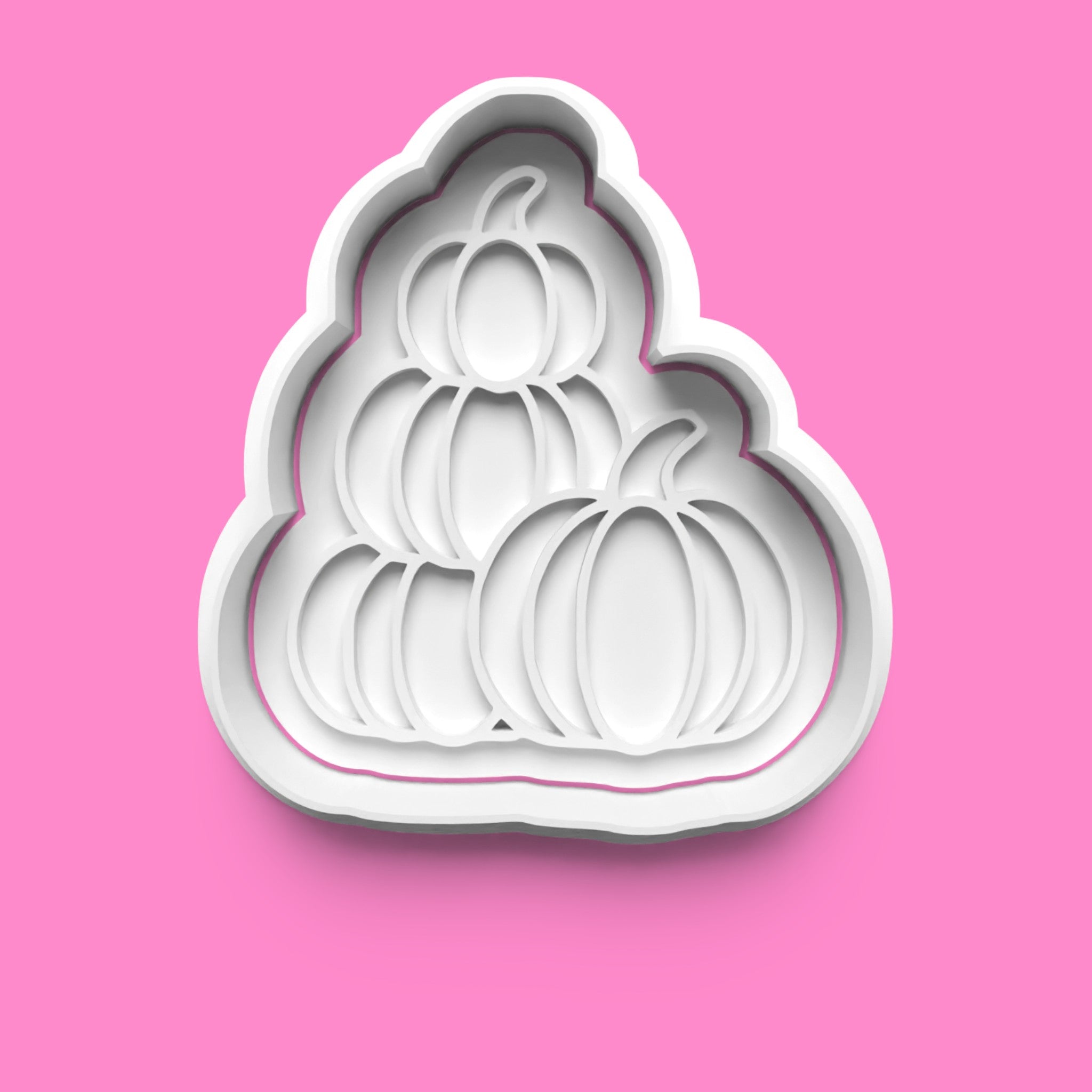 Pumpkin Patch Cookie Cutter & Embosser Set – 4-Piece Autumn & Scarecrow Collection