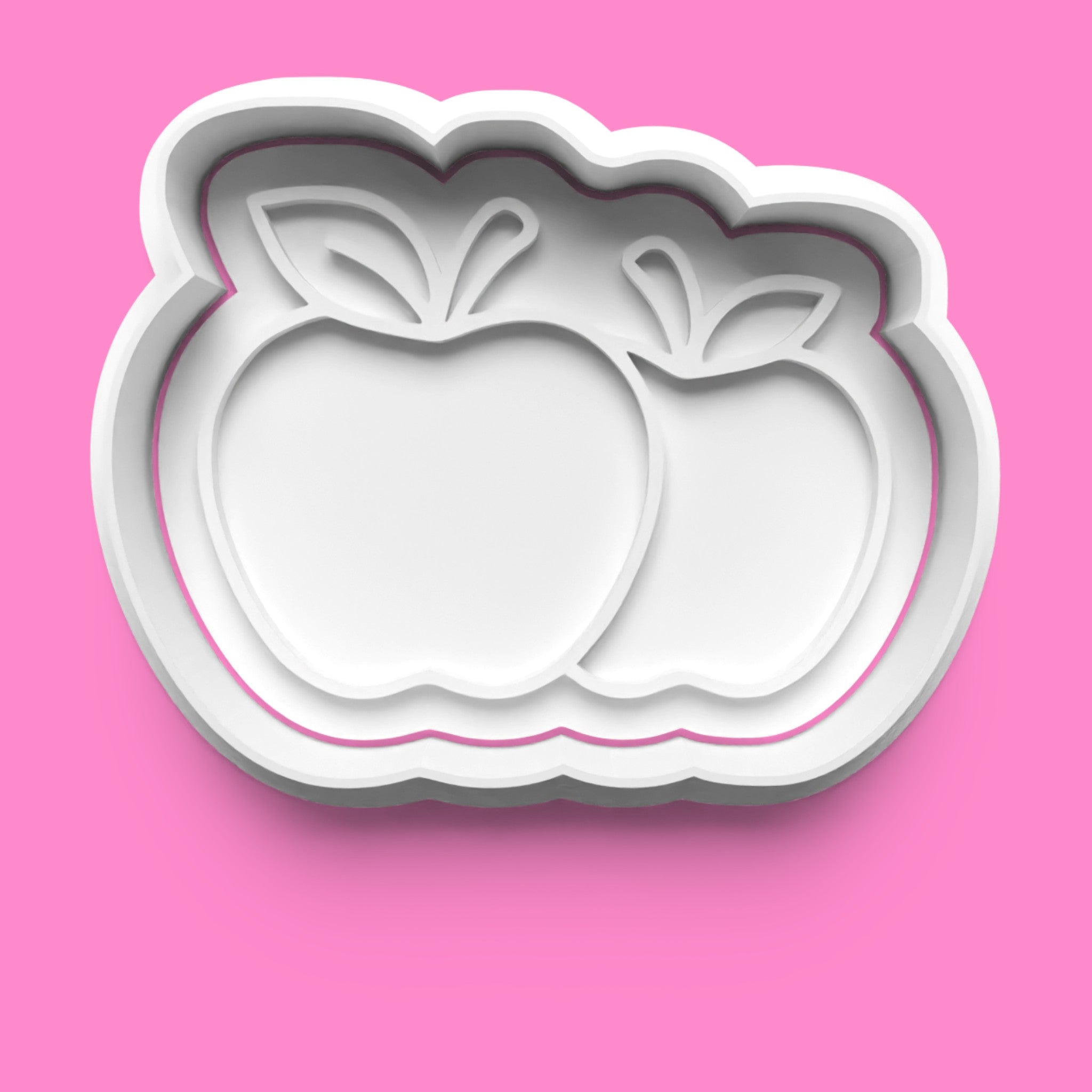 Apple Harvest Cookie Cutter & Embosser Set – 4-Piece Autumn Baking Collection