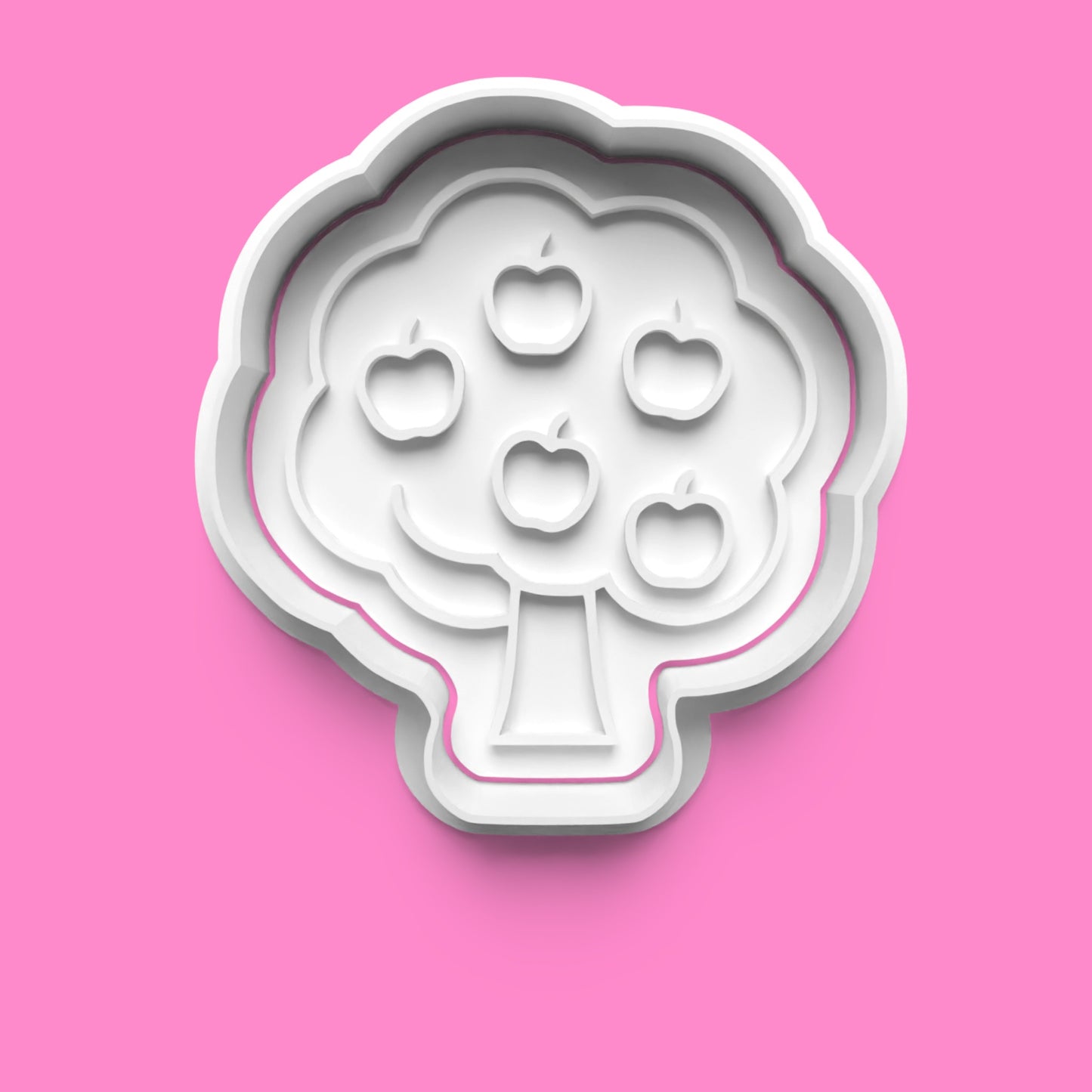 Apple Harvest Cookie Cutter & Embosser Set – 4-Piece Autumn Baking Collection