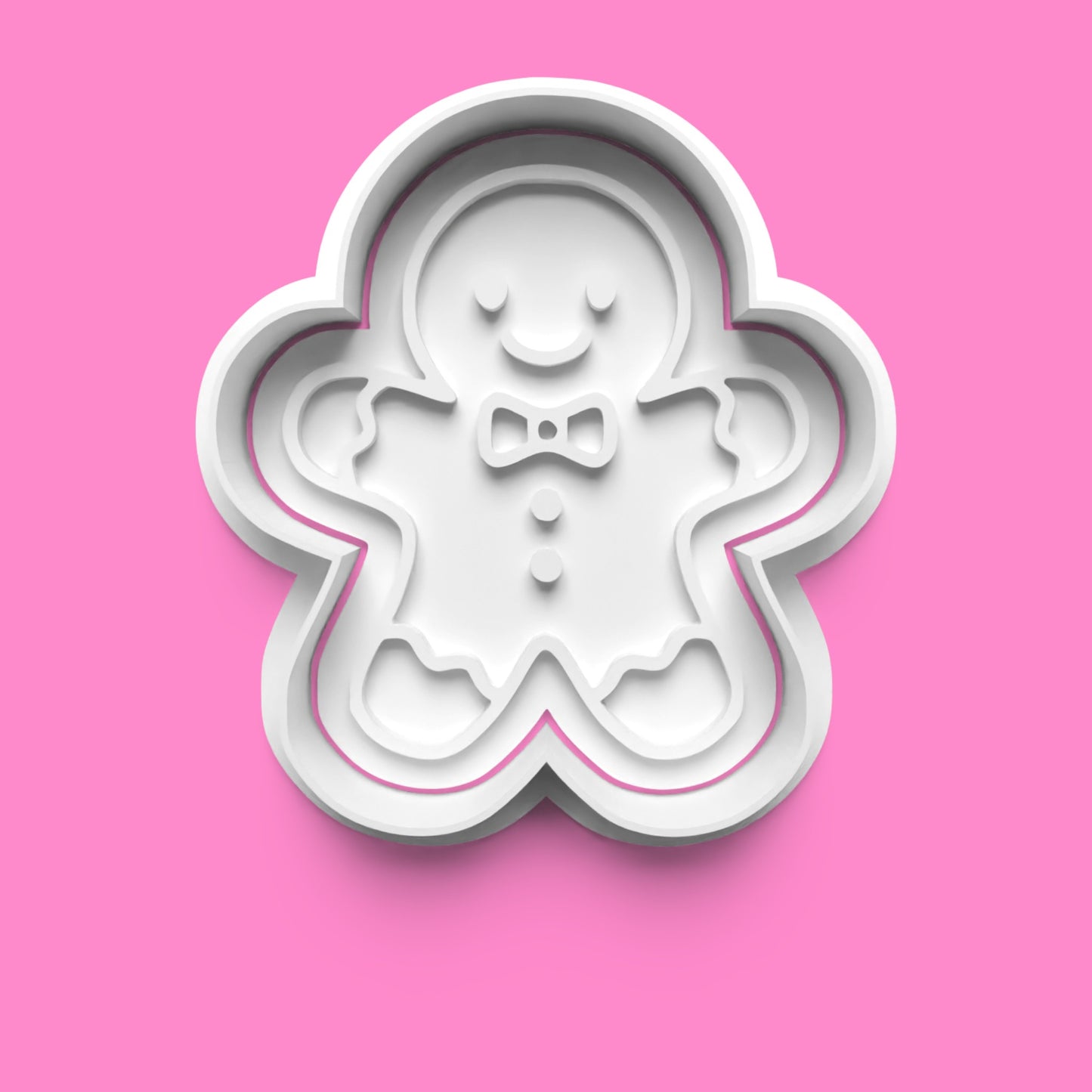 Christmas Cookie Cutter Set – Gingerbread, Snowflake, Candy Cane & House (4-Piece Holiday Bake Set)