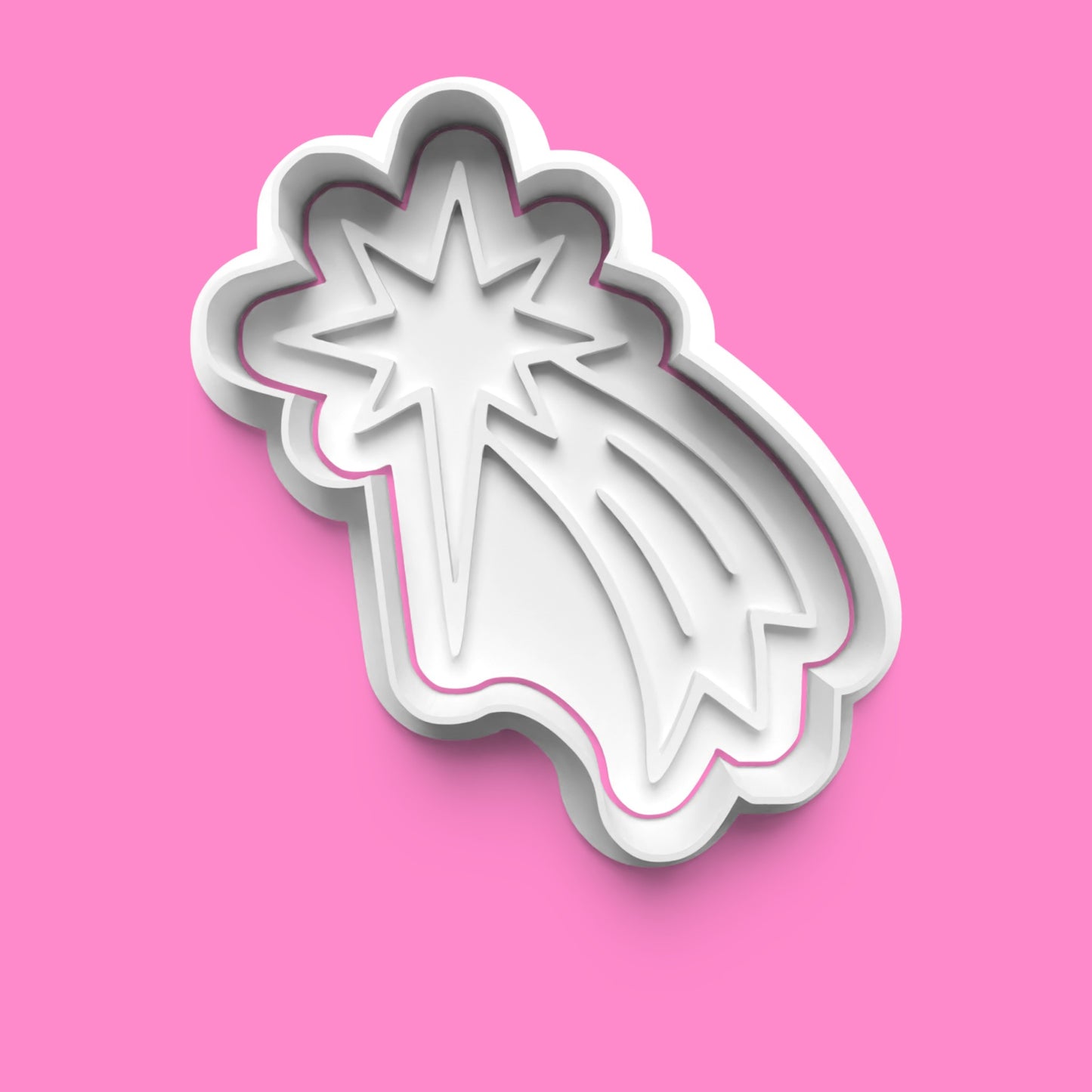 Nativity Scene Cookie Cutter Set – Angel, Star, Shepherd & Stable (4-Piece Christmas Embosser Set)