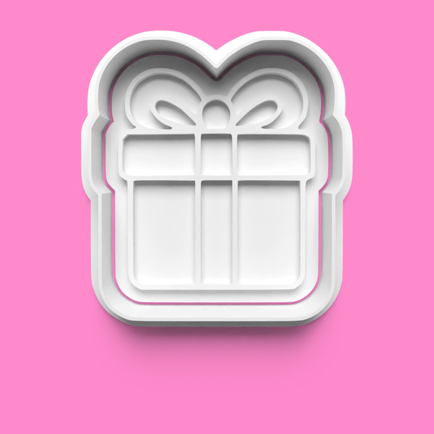 Christmas Cheer Cookie Cutter Set – Bell, Bow, Stocking & Present (4-Piece Festive Set)