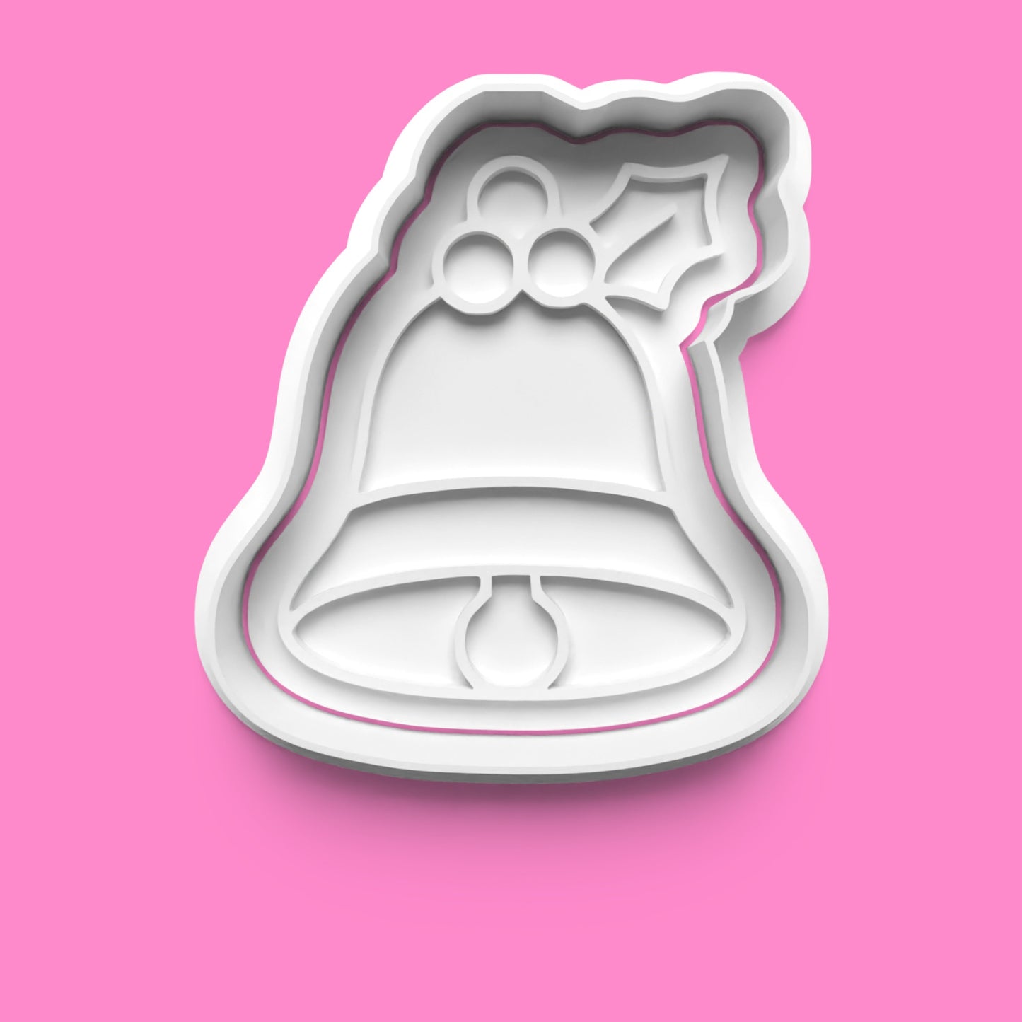 Christmas Cheer Cookie Cutter Set – Bell, Bow, Stocking & Present (4-Piece Festive Set)