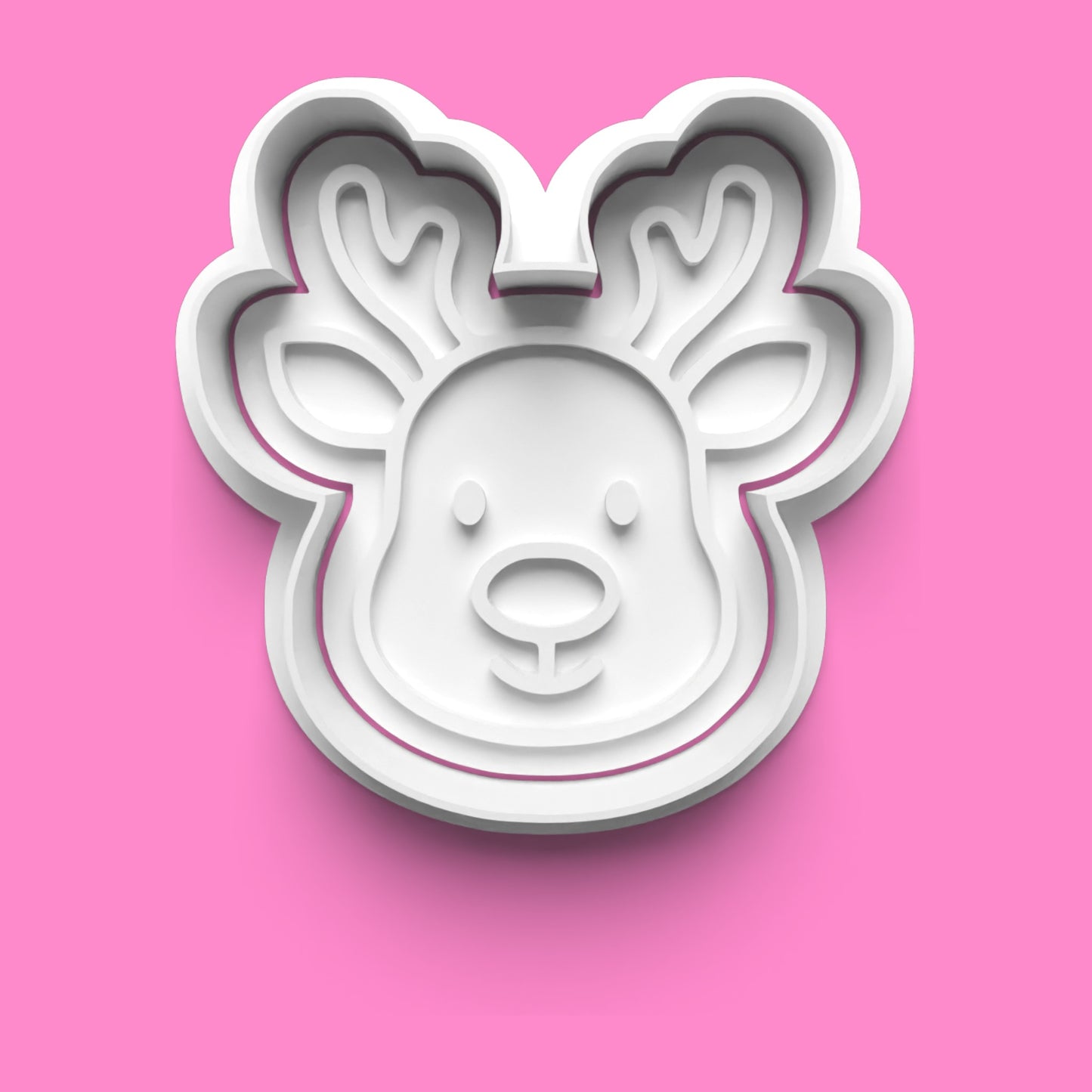 Christmas Cookie Cutter & Embosser Set – Reindeer, Snowman, Gift, Stocking