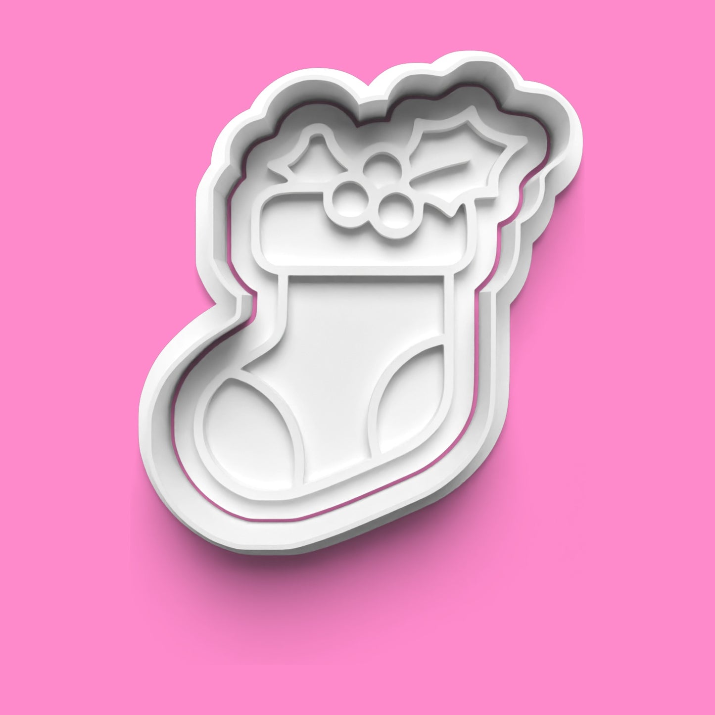 Christmas Cookie Cutter & Embosser Set – Reindeer, Snowman, Gift, Stocking