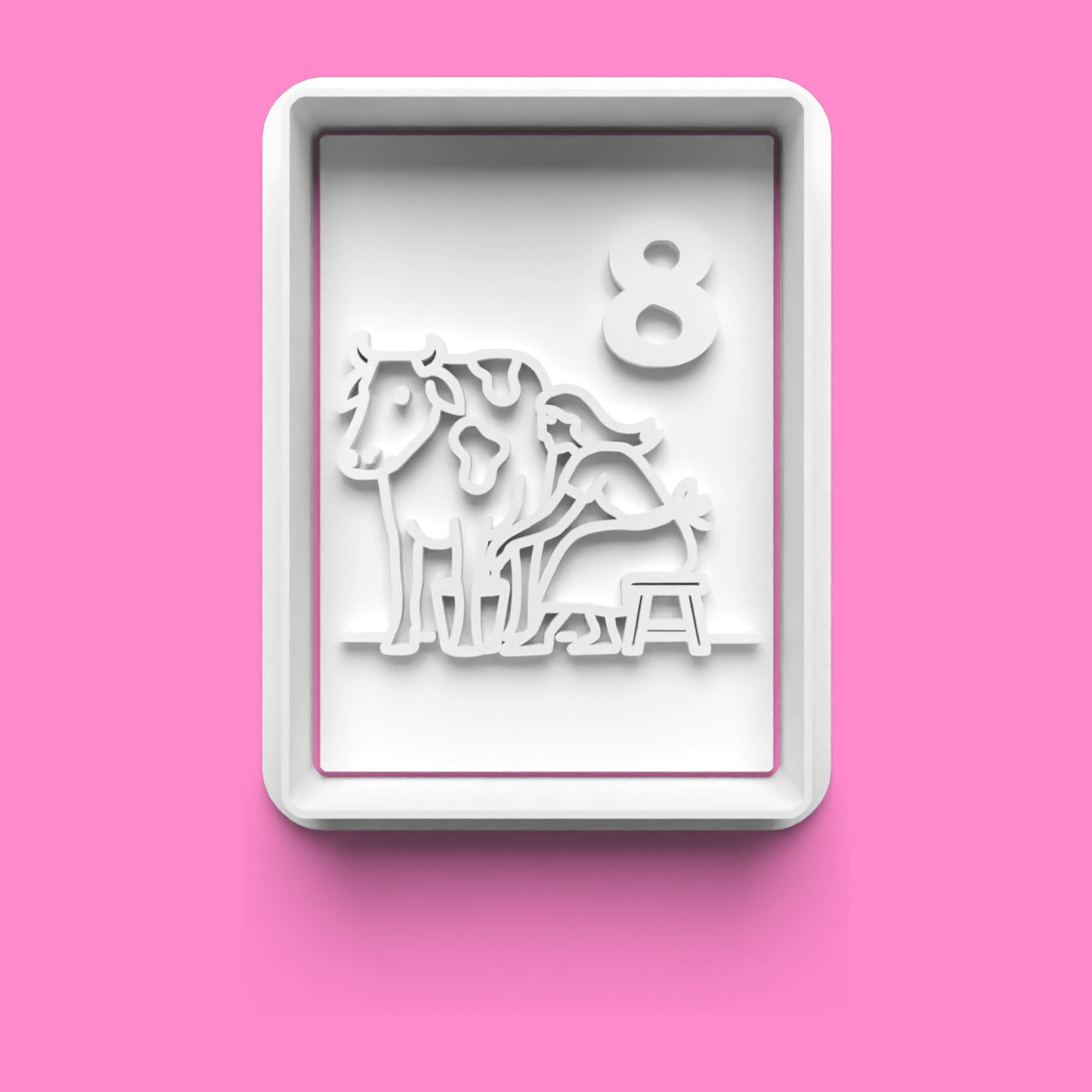 12 Days of Christmas Cookie Embosser Set – Festive Biscuit Stamp Collection