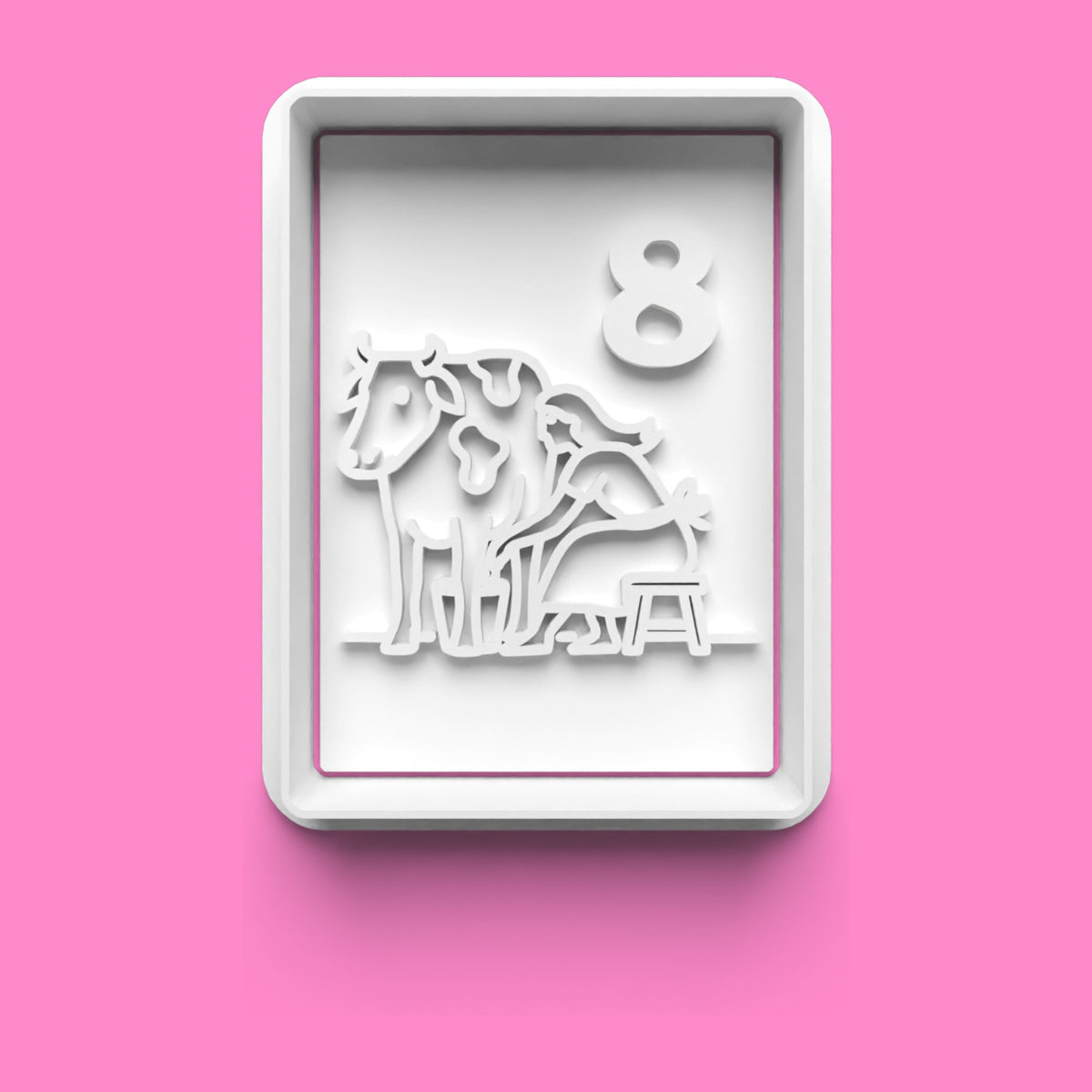 12 Days of Christmas Cookie Embosser Set – Festive Biscuit Stamp Collection