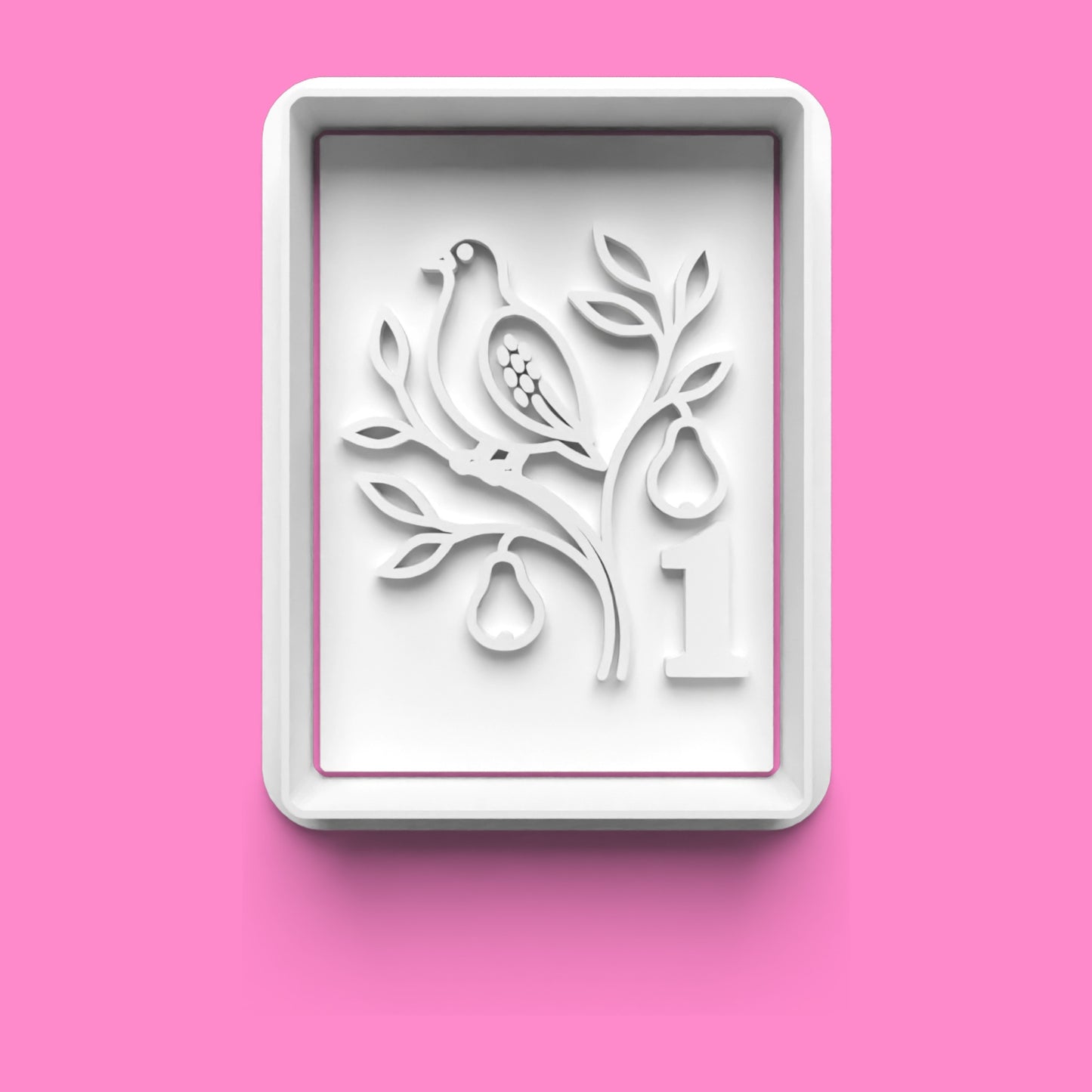 12 Days of Christmas Cookie Embosser Set – Festive Biscuit Stamp Collection