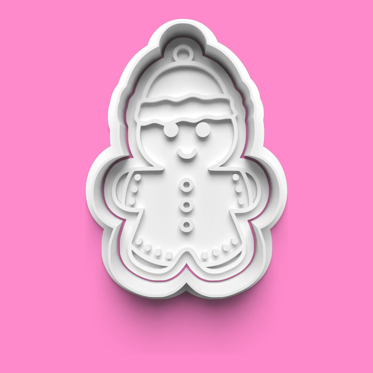 Gingerbread Family Cookie Cutter & Embosser Set – Cute Christmas Family