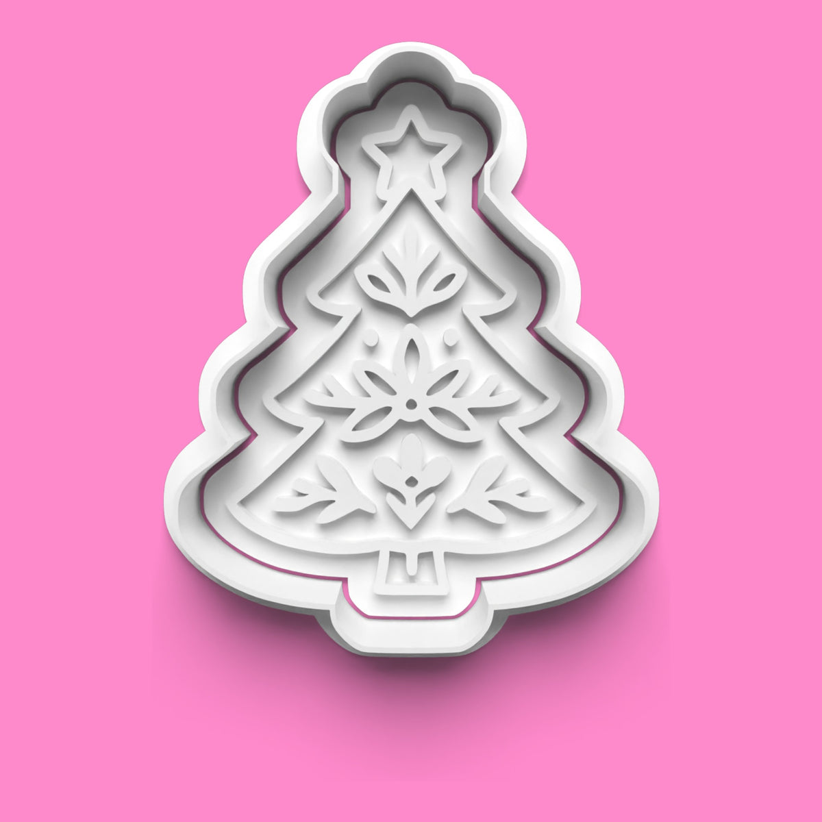 Nordic Christmas Cookie Cutter Set – Stocking, Tree, Bell & Reindeer