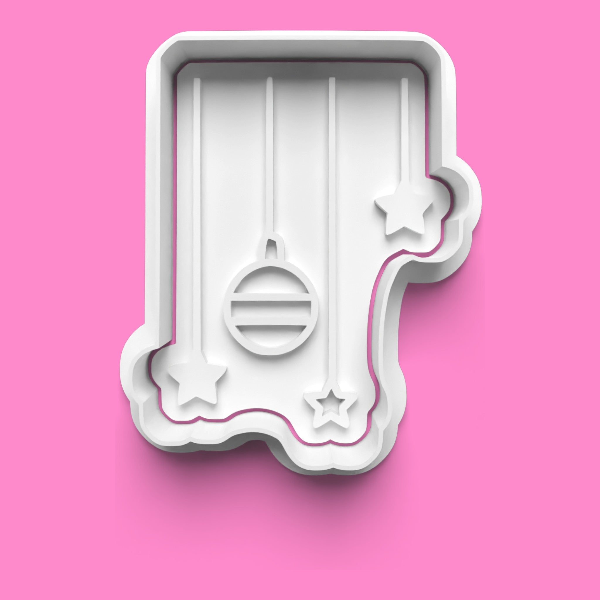 Hanging Christmas Items Cookie Cutter & Embosser Set – Set of 4