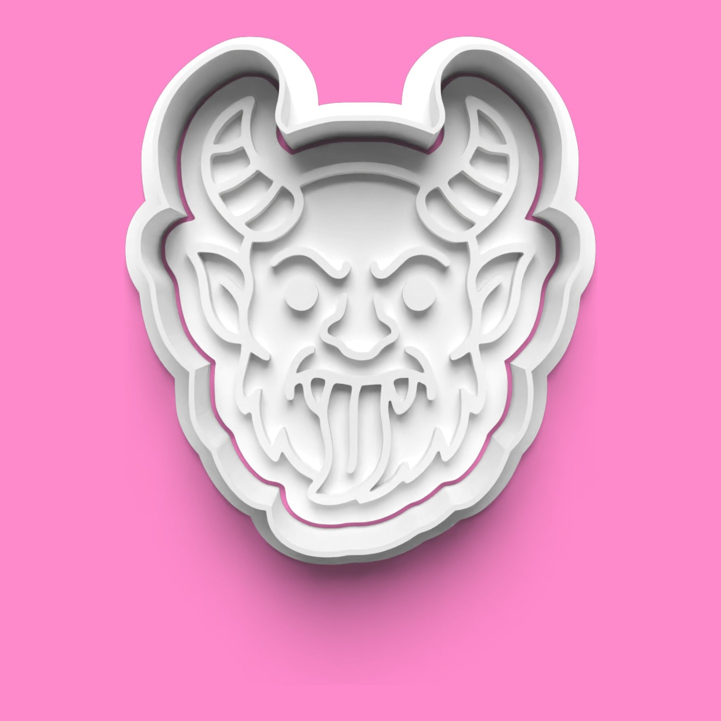 Krampus Cookie Cutter & Embosser Set – 4 Piece Naughty Christmas Set