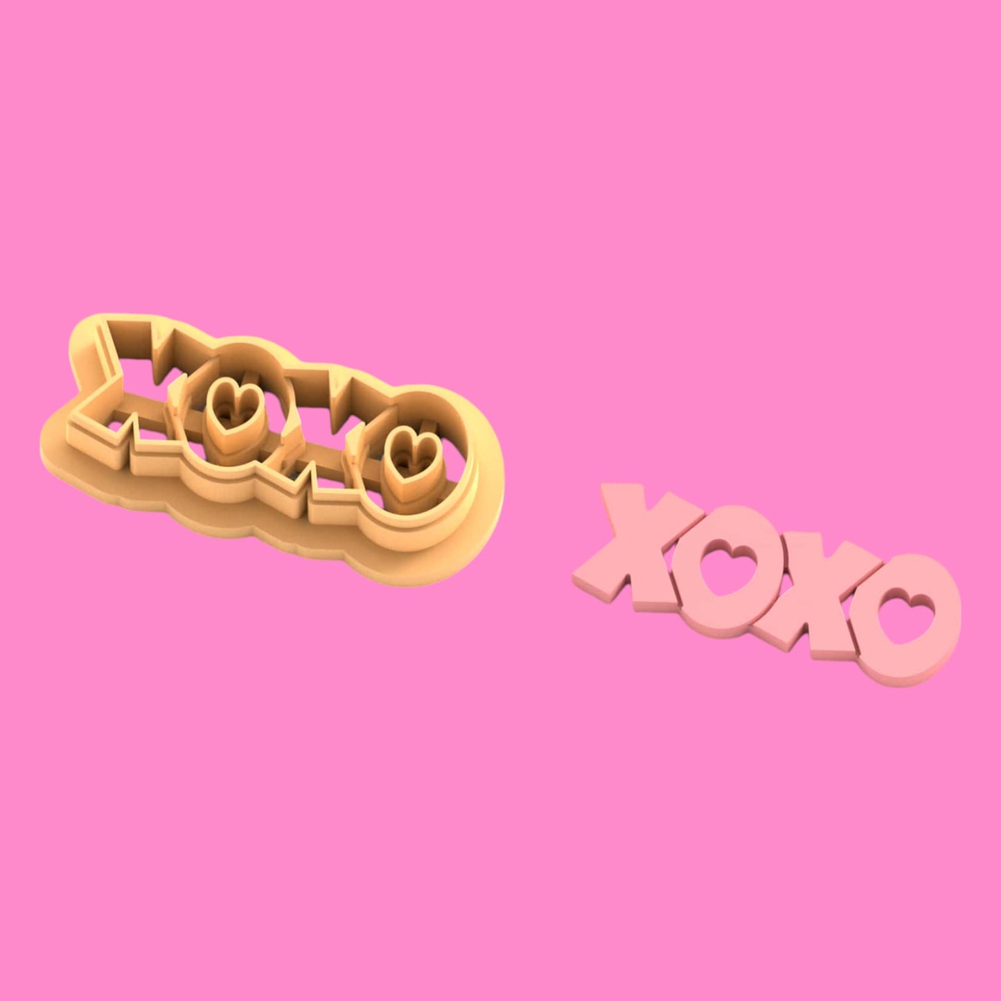 XOXO  Clay Cutter - Polymer clay Tools -Jewellery Tools-Earring  Clay Cutters,Clay Earring Cutters,Most Unique Design. Cookie Cutter