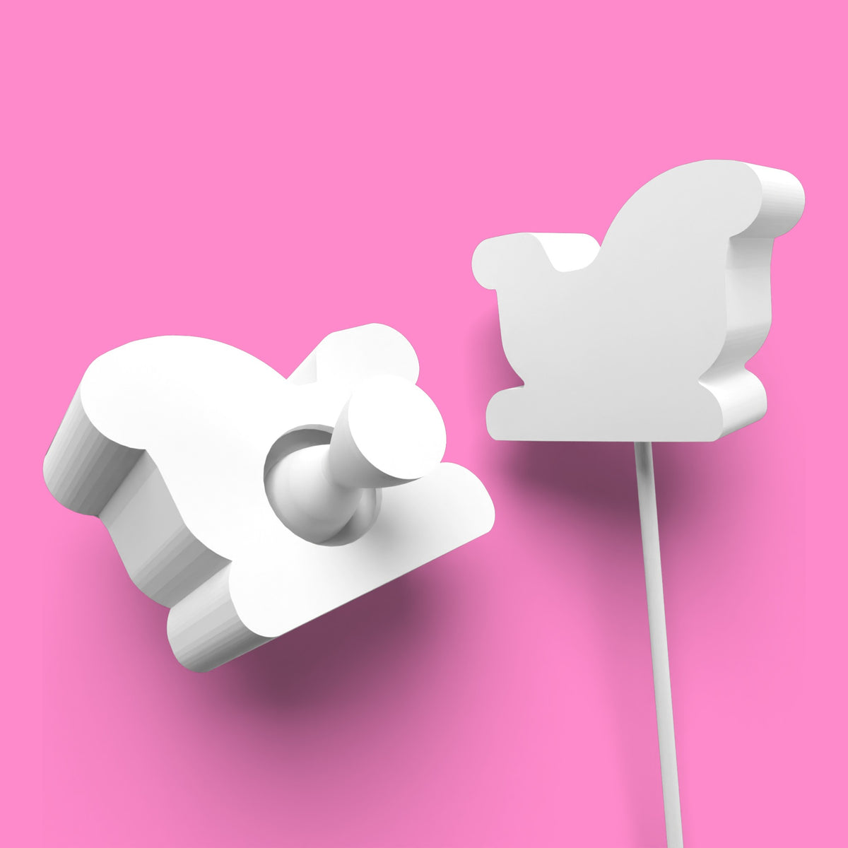 Christmas Cake Pop Mold Set – Festive Shapes Sleigh Wreath Angel