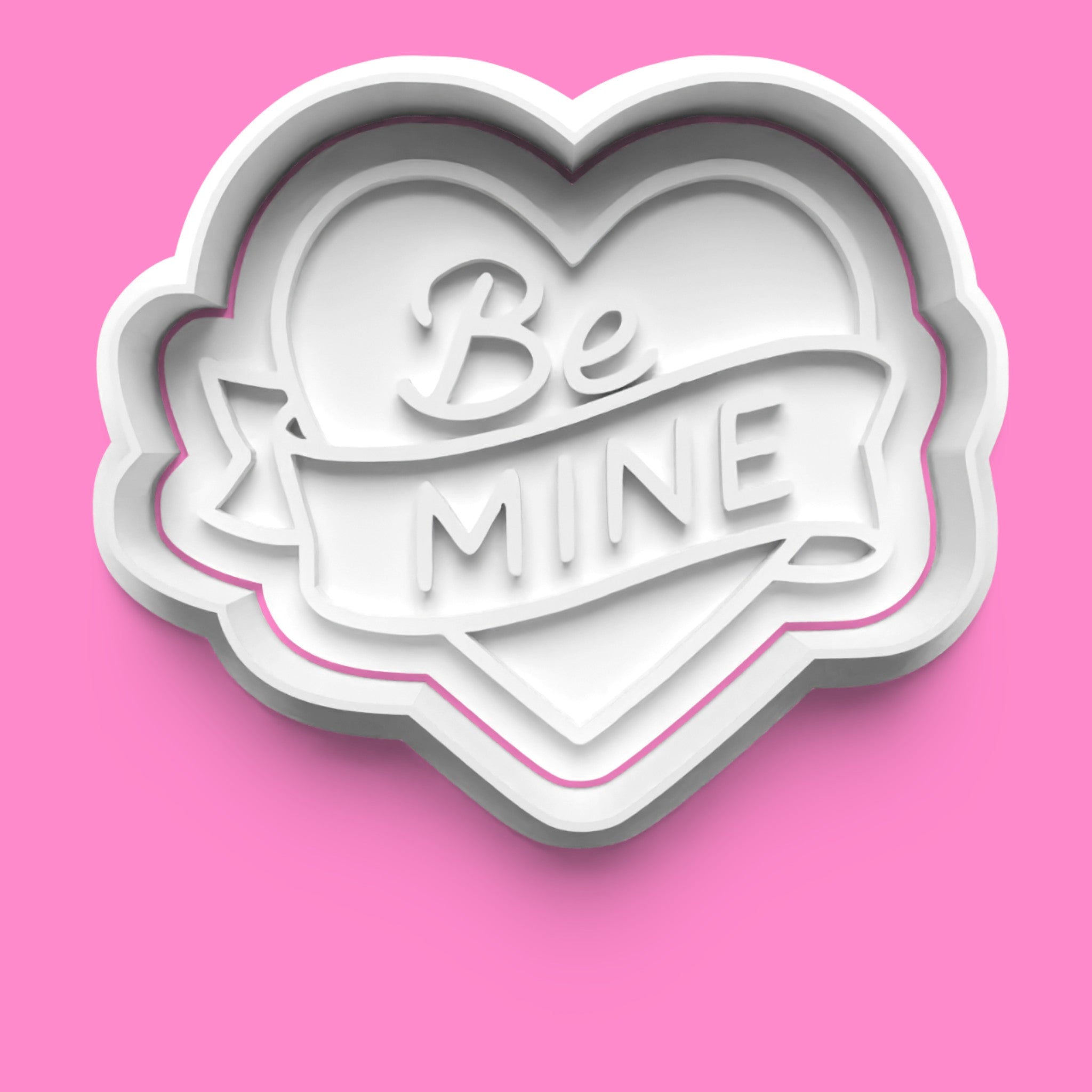 Valentine's Cookie Cutter Set - Heart, Jar, Balloon & "Be Mine"