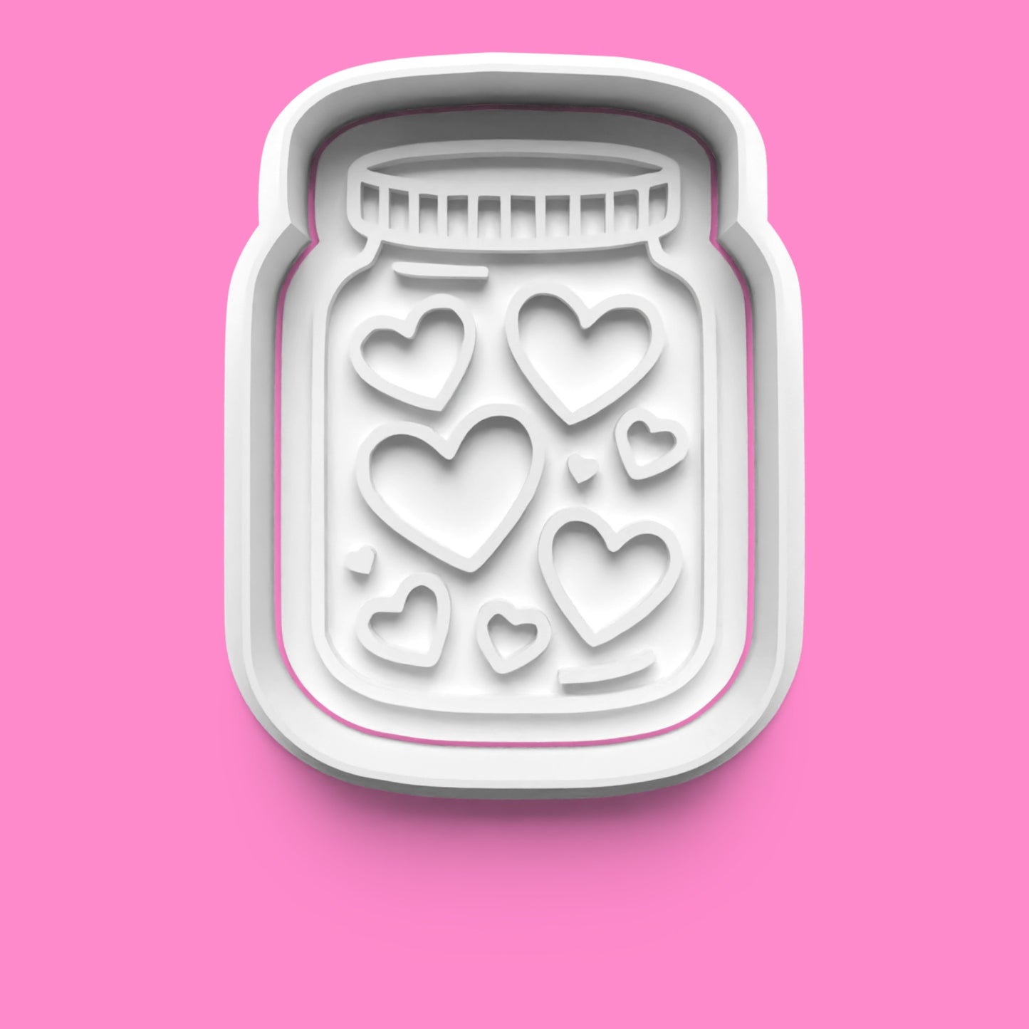Valentine's Cookie Cutter Set - Heart, Jar, Balloon & "Be Mine"