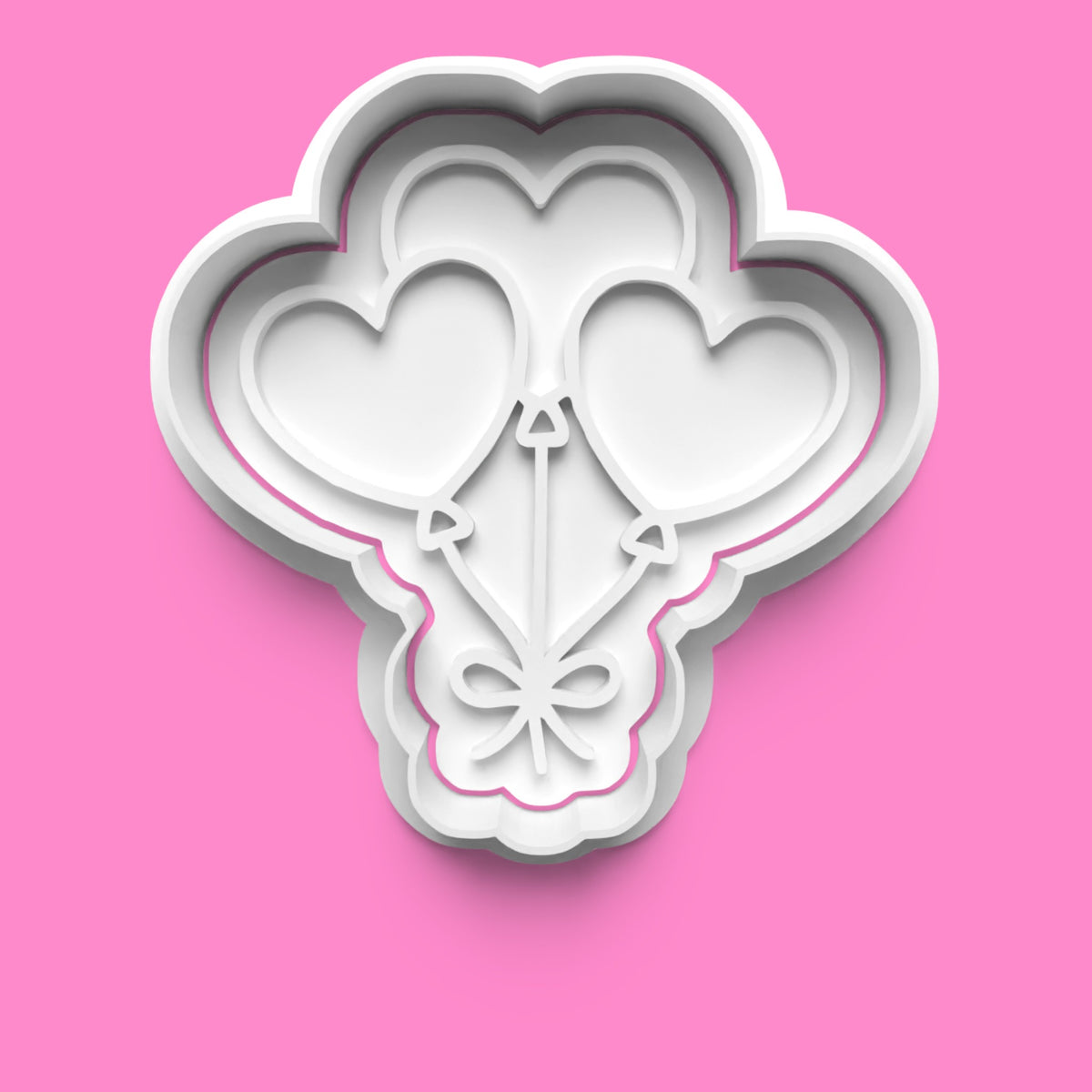 Valentine's Cookie Cutter Set - Heart, Jar, Balloon & "Be Mine"