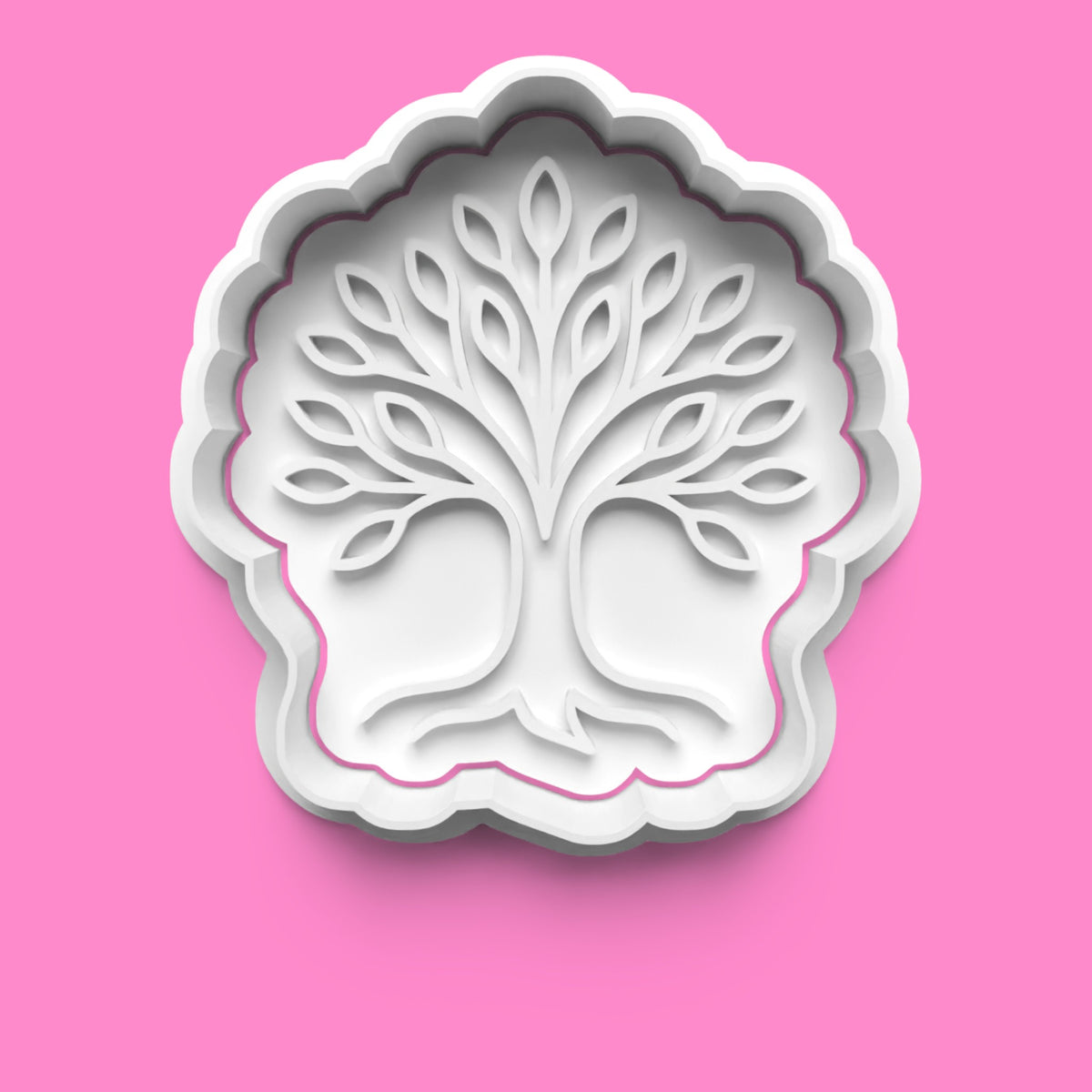 Nature & Forest Landscape Cookie Cutter Set - Whimsical Mountains, Tree of Life, & Mushrooms (Set of 4)