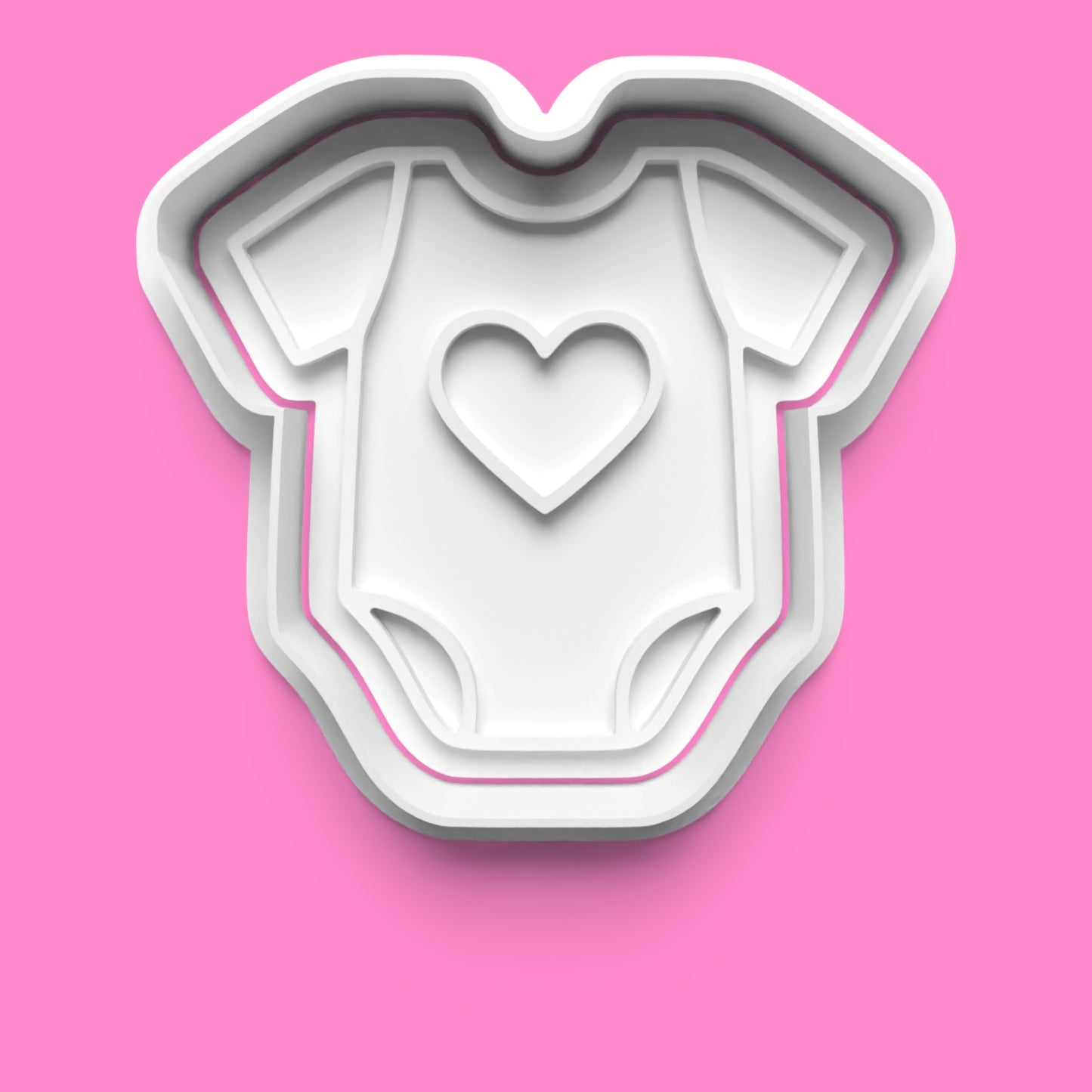 Baby Shower Cookie Cutter Set - 4-Piece Onesie, Bib, Hat, Pants