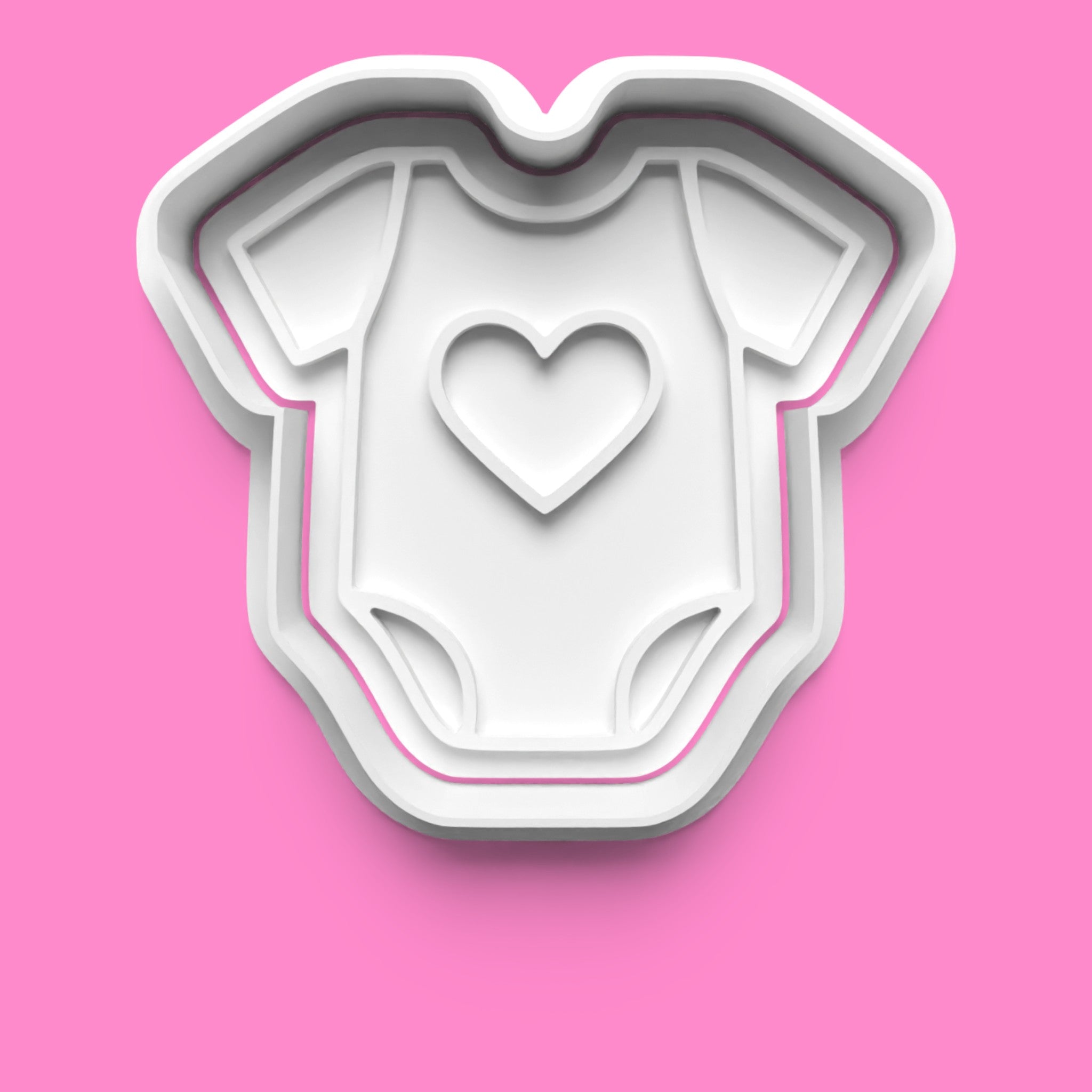 Baby Shower Cookie Cutter Set - 4-Piece Onesie, Bib, Hat, Pants