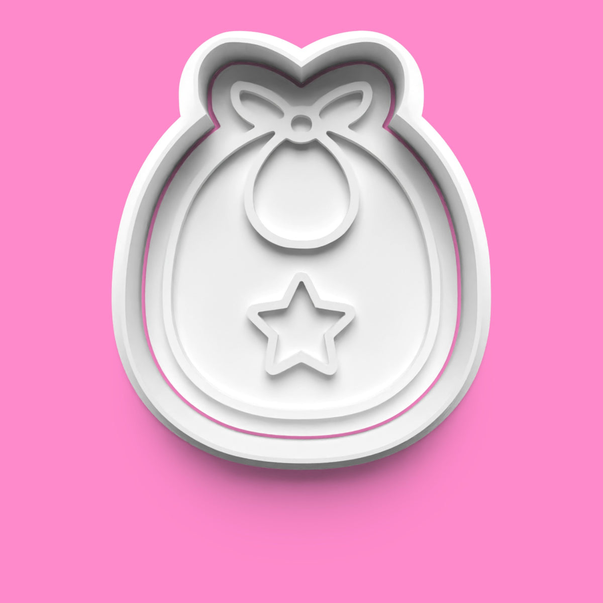 Baby Shower Cookie Cutter Set - 4-Piece Onesie, Bib, Hat, Pants