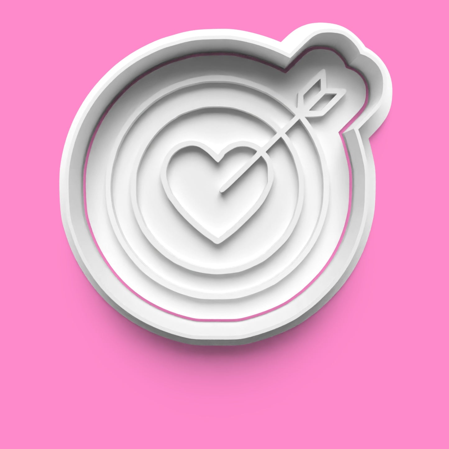 Romantic Love Cookie Cutter Set - 4-Piece Phone, Bear, Target & Padlock