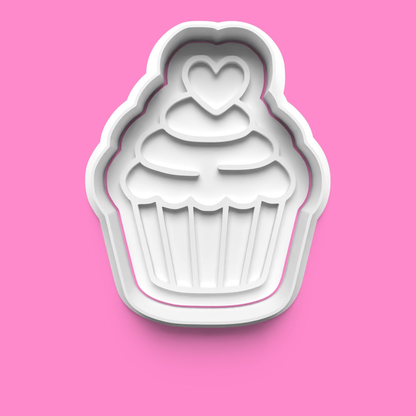 Romantic Baking Cookie Cutter Set - Bouquet, Cupcake, Scroll & Calendar 1050