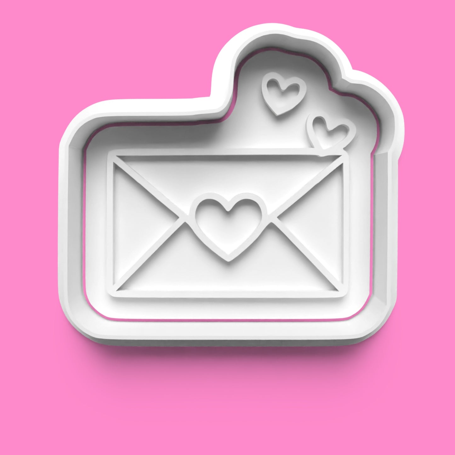 Love & Romance Cookie Cutter Set - Winged Heart, Padlock, Key, Letter