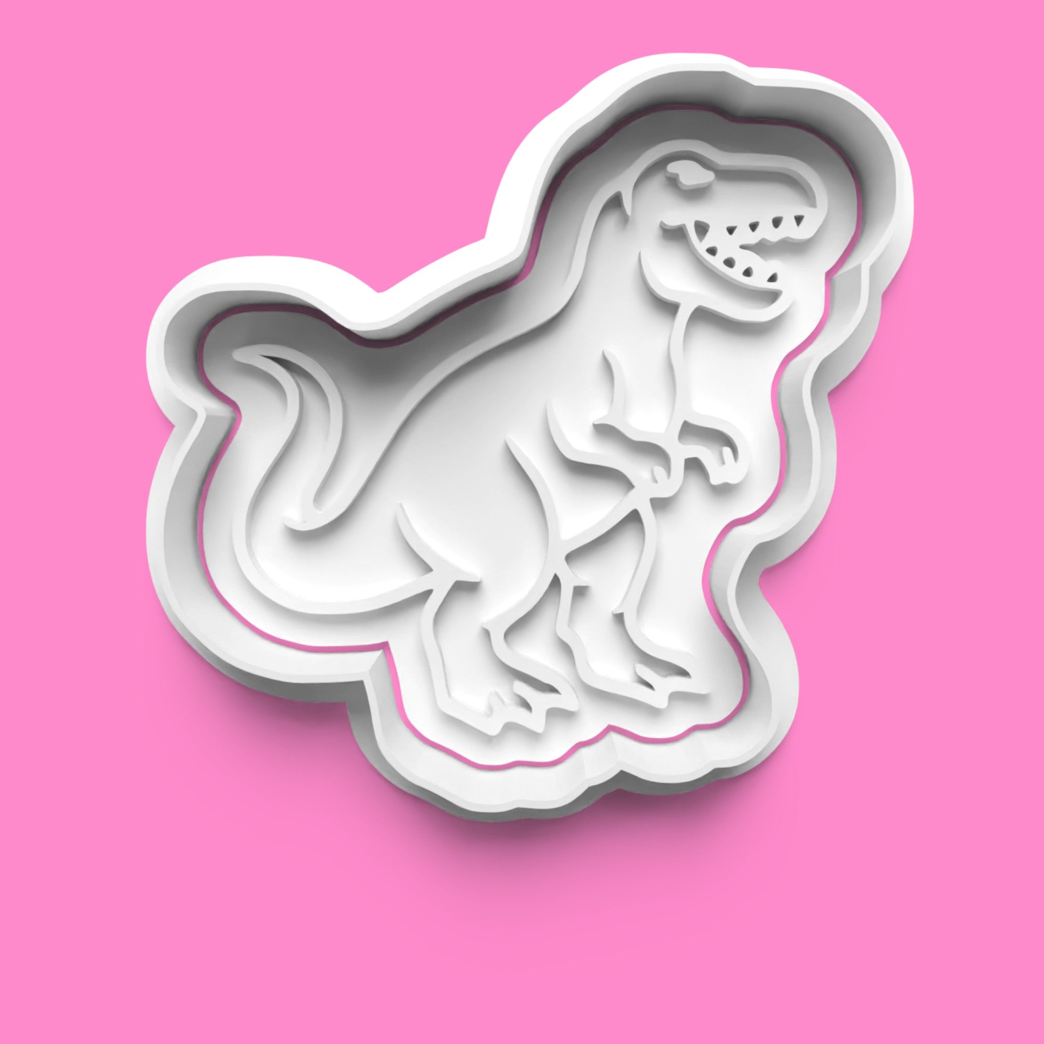 Dinosaur Adventure Cookie Cutter Set - T-Rex, Triceratops, Stegosaurus & Raptor - Multiple Sizes