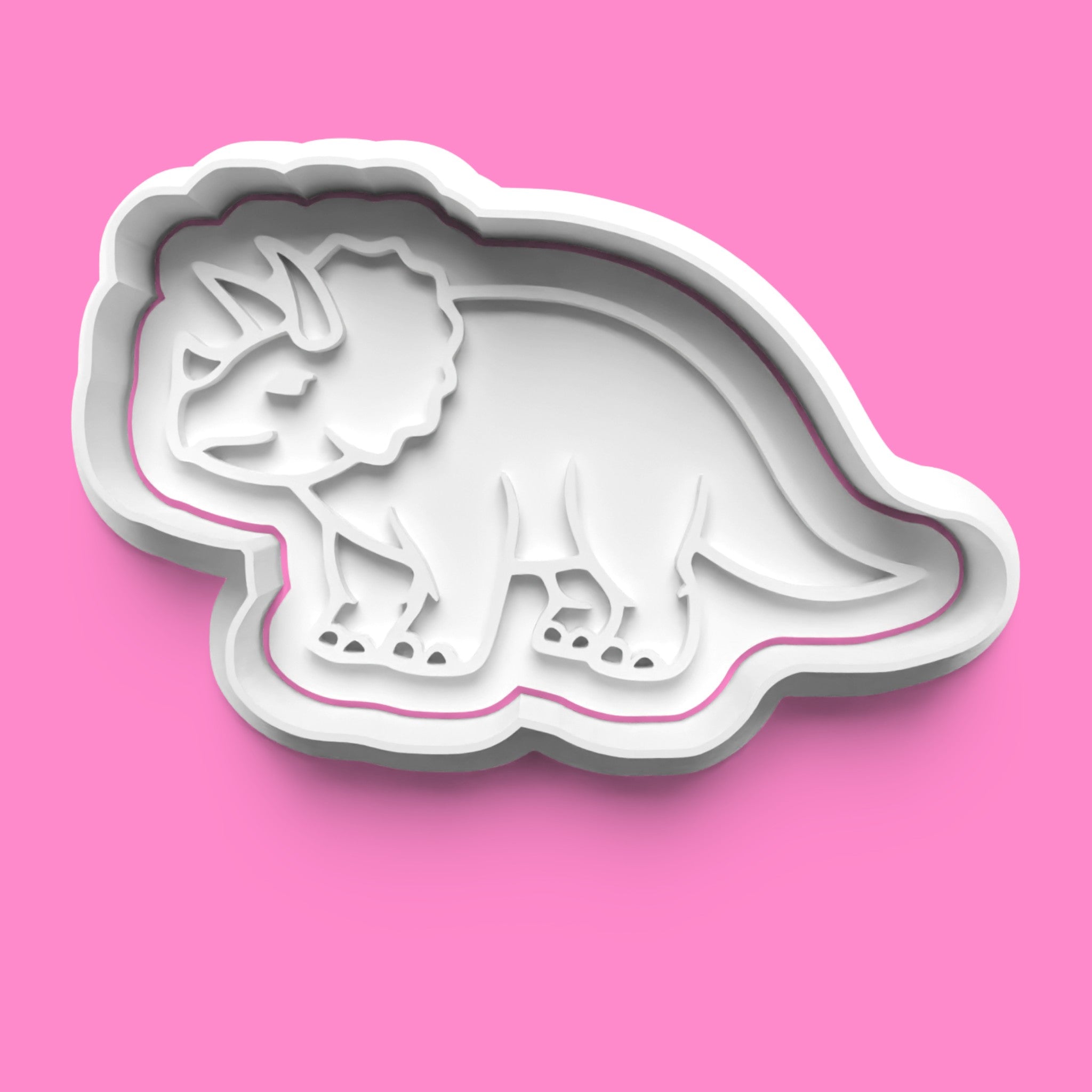 Dinosaur Adventure Cookie Cutter Set - T-Rex, Triceratops, Stegosaurus & Raptor - Multiple Sizes