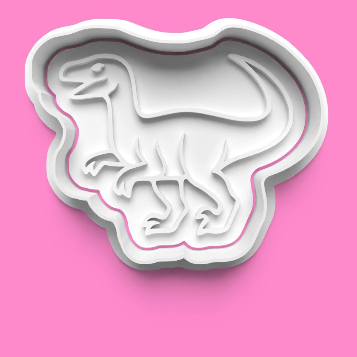 Dinosaur Adventure Cookie Cutter Set - T-Rex, Triceratops, Stegosaurus & Raptor - Multiple Sizes