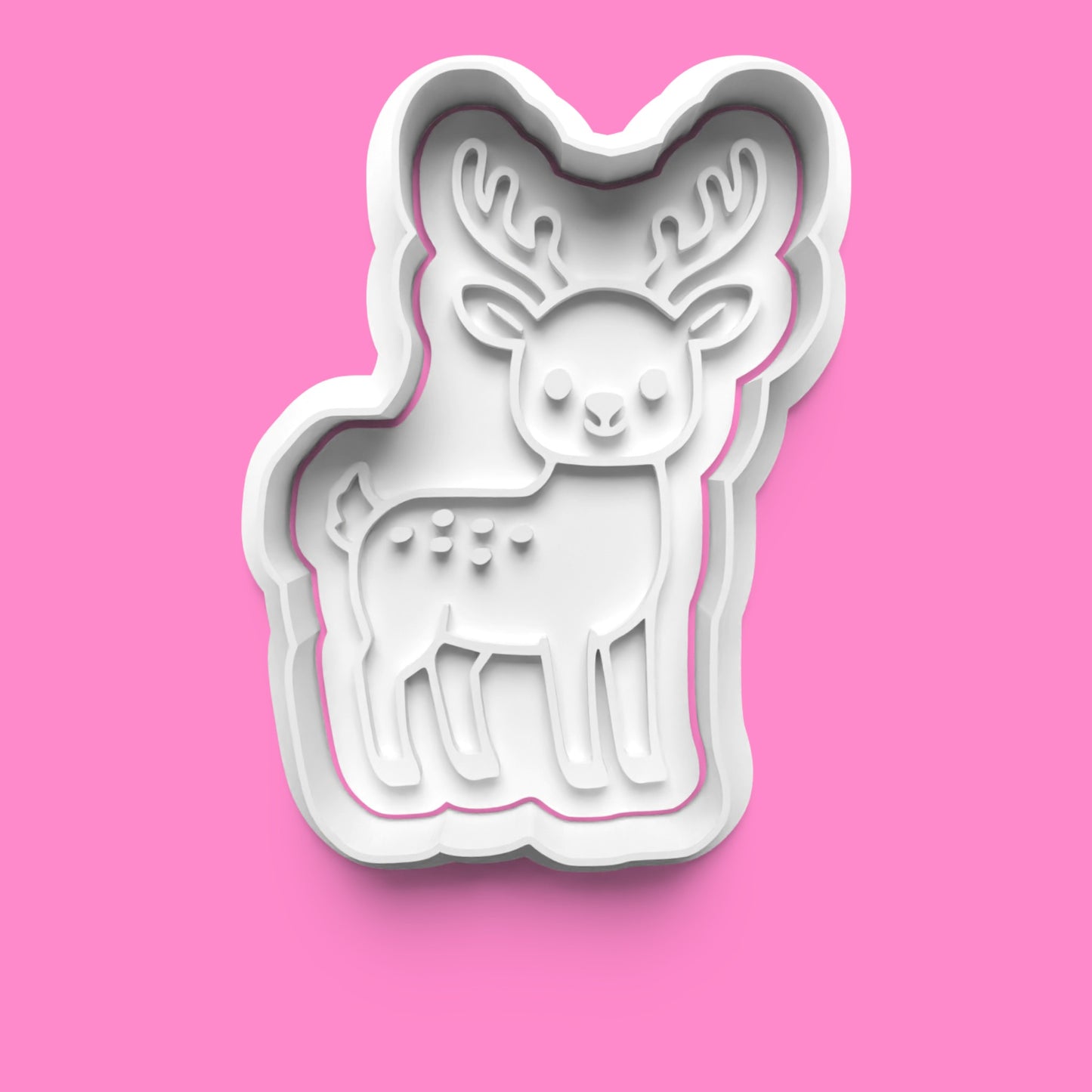 Forest Animals Cookie Cutter Set - Bear, Deer, Moose & Wolf - Multiple Sizes