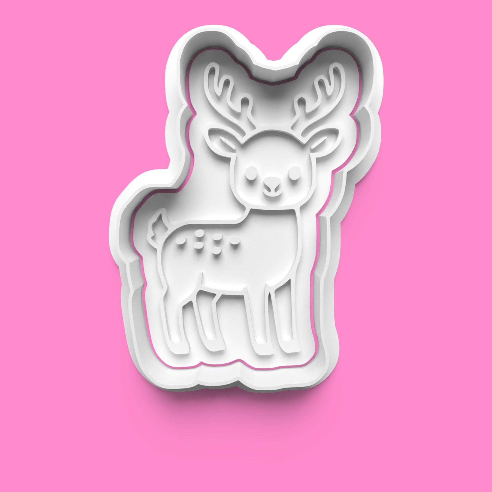 Forest Animals Cookie Cutter Set - Bear, Deer, Moose & Wolf - Multiple Sizes