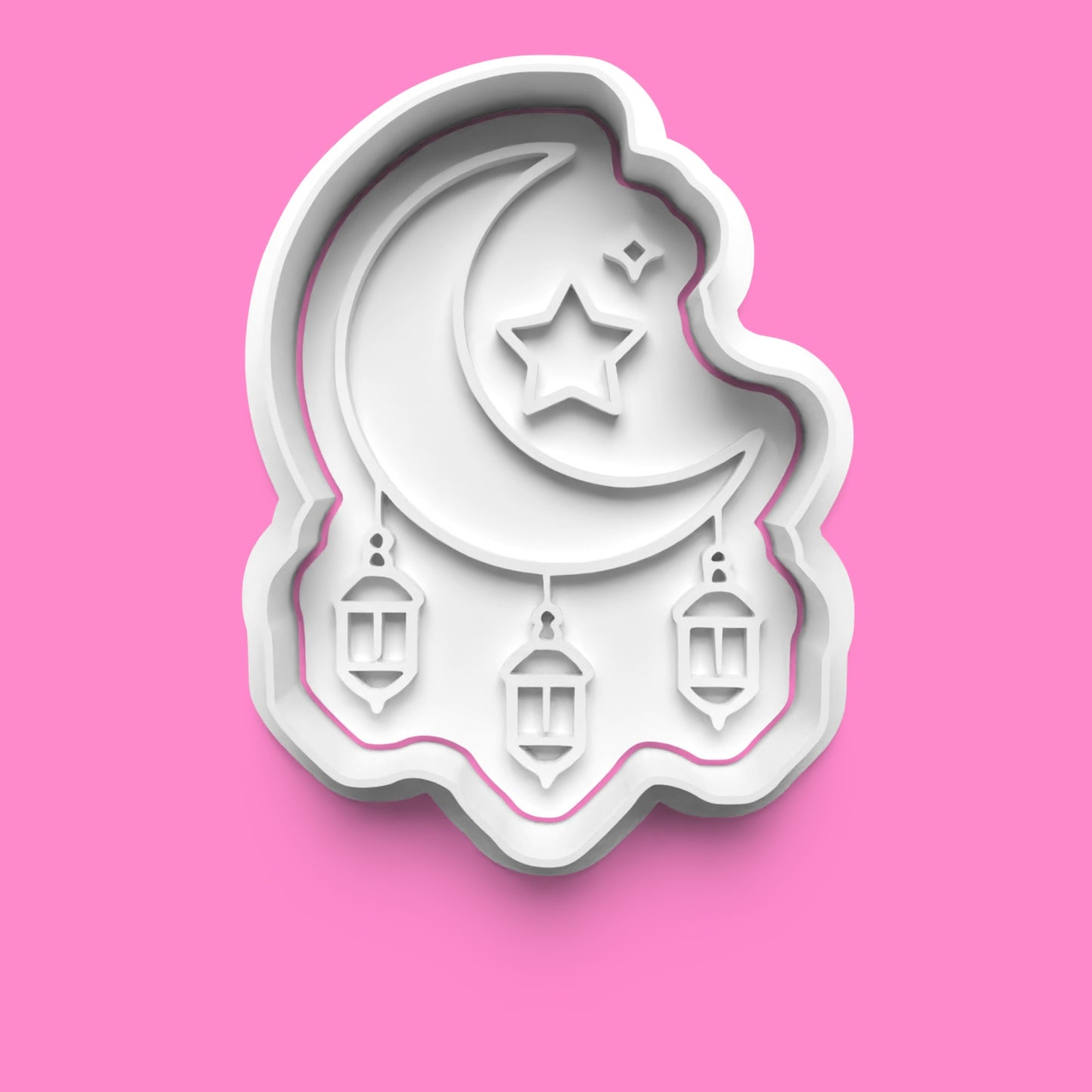 Ramadan & Eid Cookie Cutter Set - Crescent Moon, Lantern & Tea Designs - Multiple Sizes