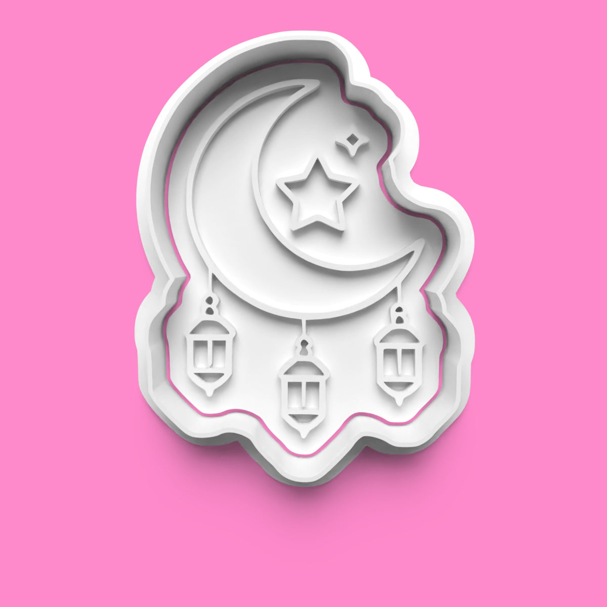Ramadan & Eid Cookie Cutter Set - Crescent Moon, Lantern & Tea Designs - Multiple Sizes