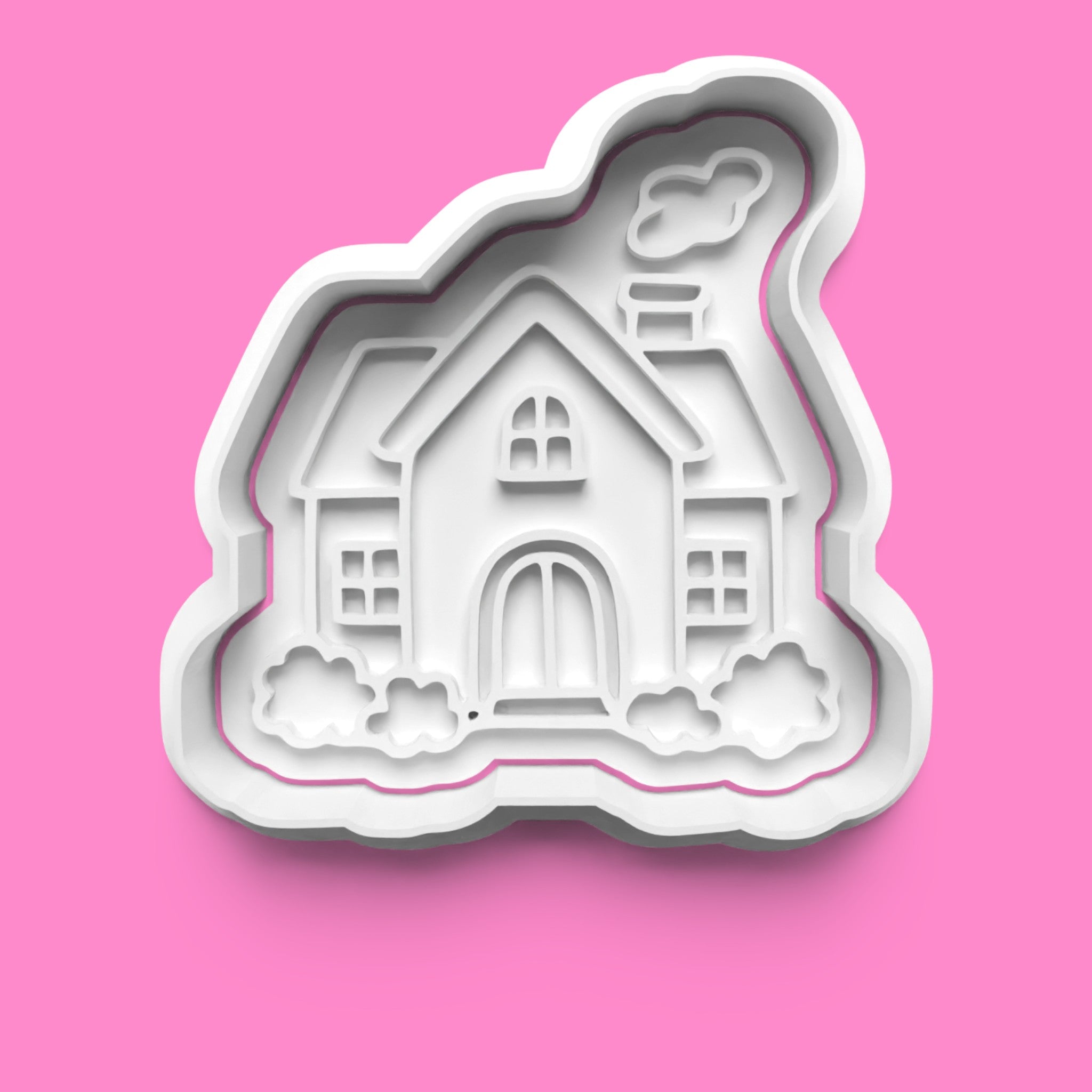 Storybook Cottage & Windmill Cookie Cutter Set - Fairy Tale House Designs - Multiple Sizes