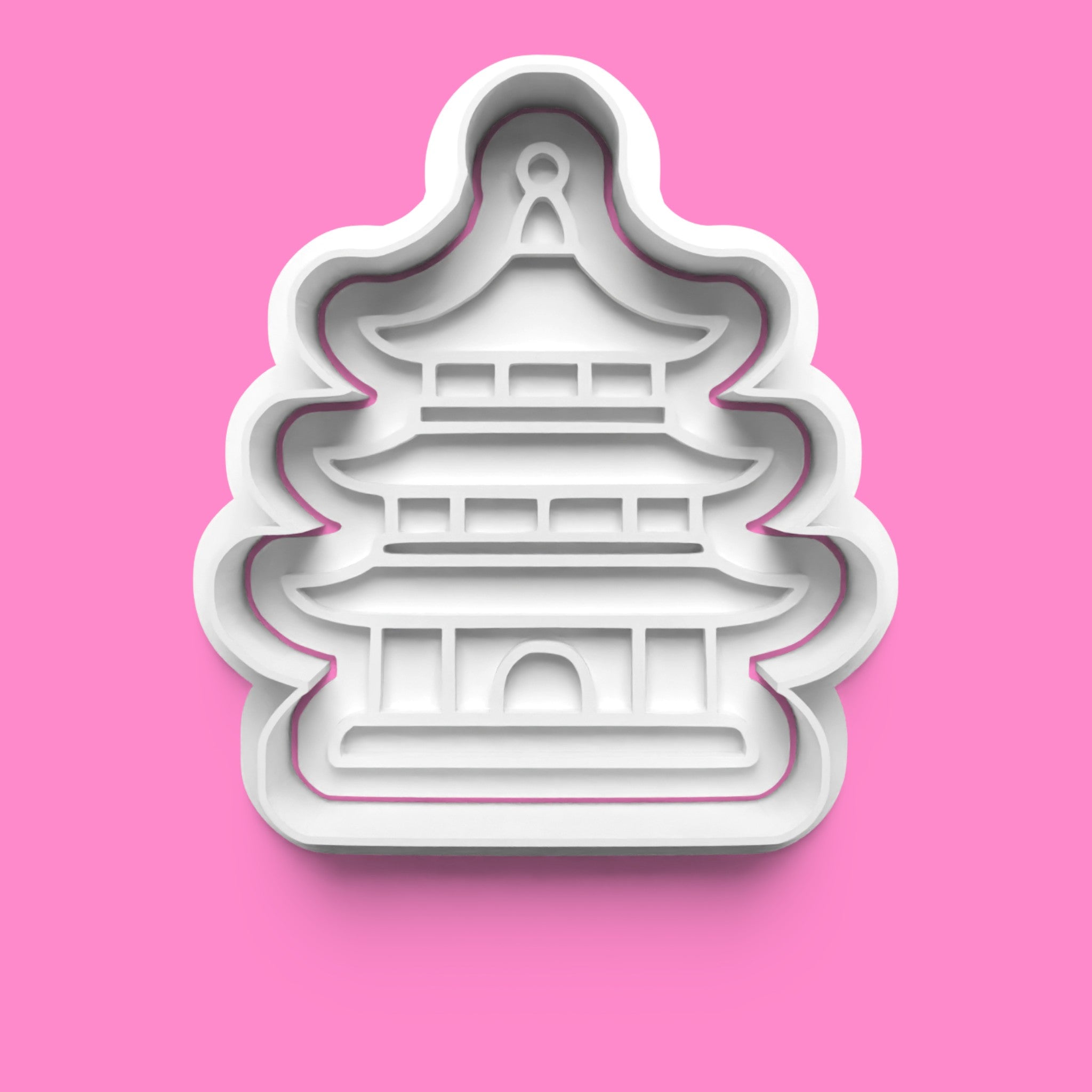 Japanese Culture Cookie Cutter Set - Daruma, Pagoda, Sushi & Mt Fuji - Multiple Sizes