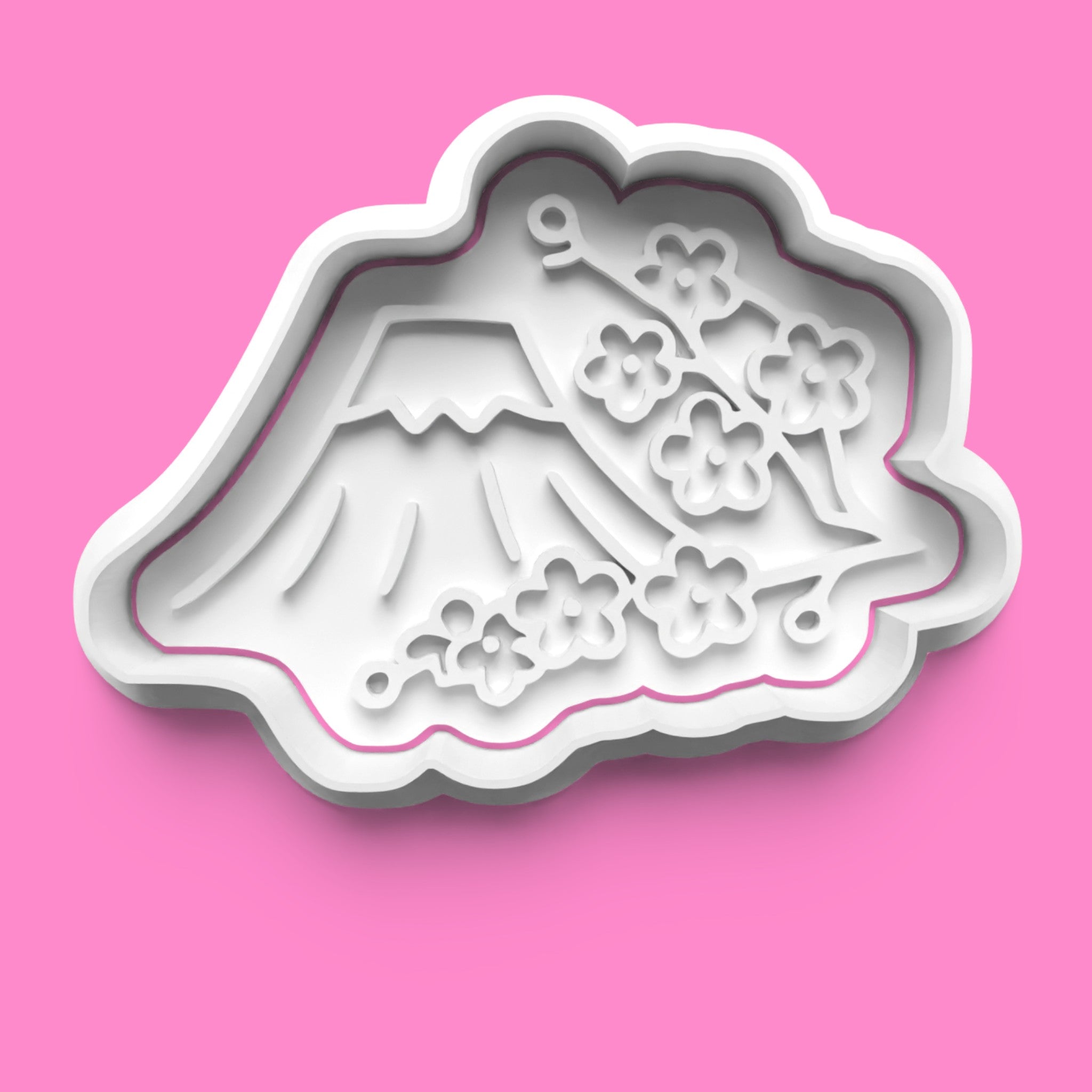 Japanese Culture Cookie Cutter Set - Daruma, Pagoda, Sushi & Mt Fuji - Multiple Sizes