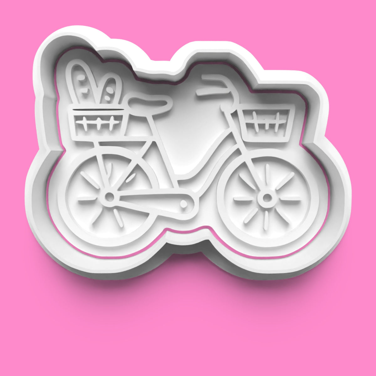 Paris City Cookie Cutter Set - 4 Piece French Theme: Eiffel Tower, Arc de Triomphe, Bicycle & Café
