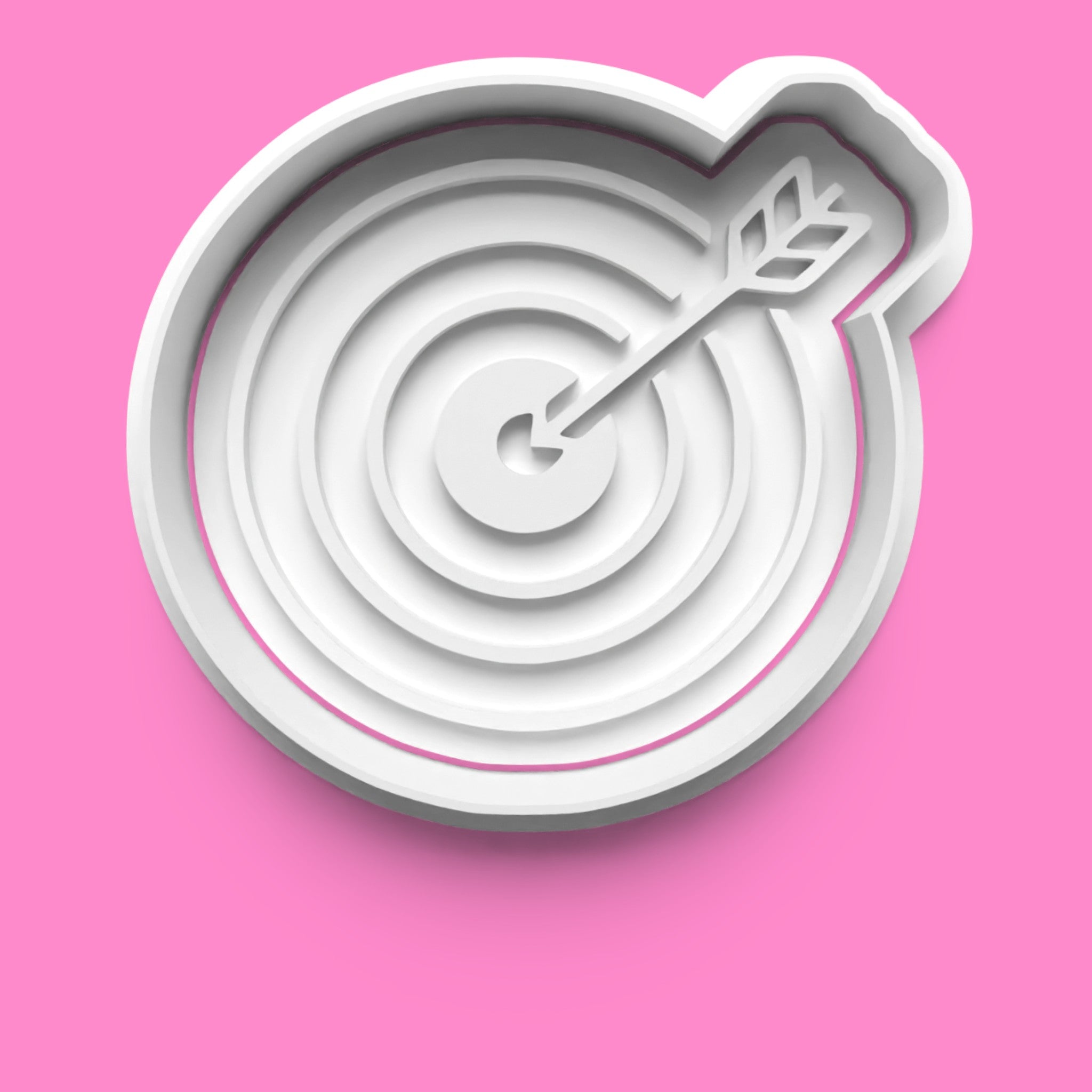 Archery & Cupid Cookie Cutter Set | Bow, Arrow, & Target Designs | Various Sizes
