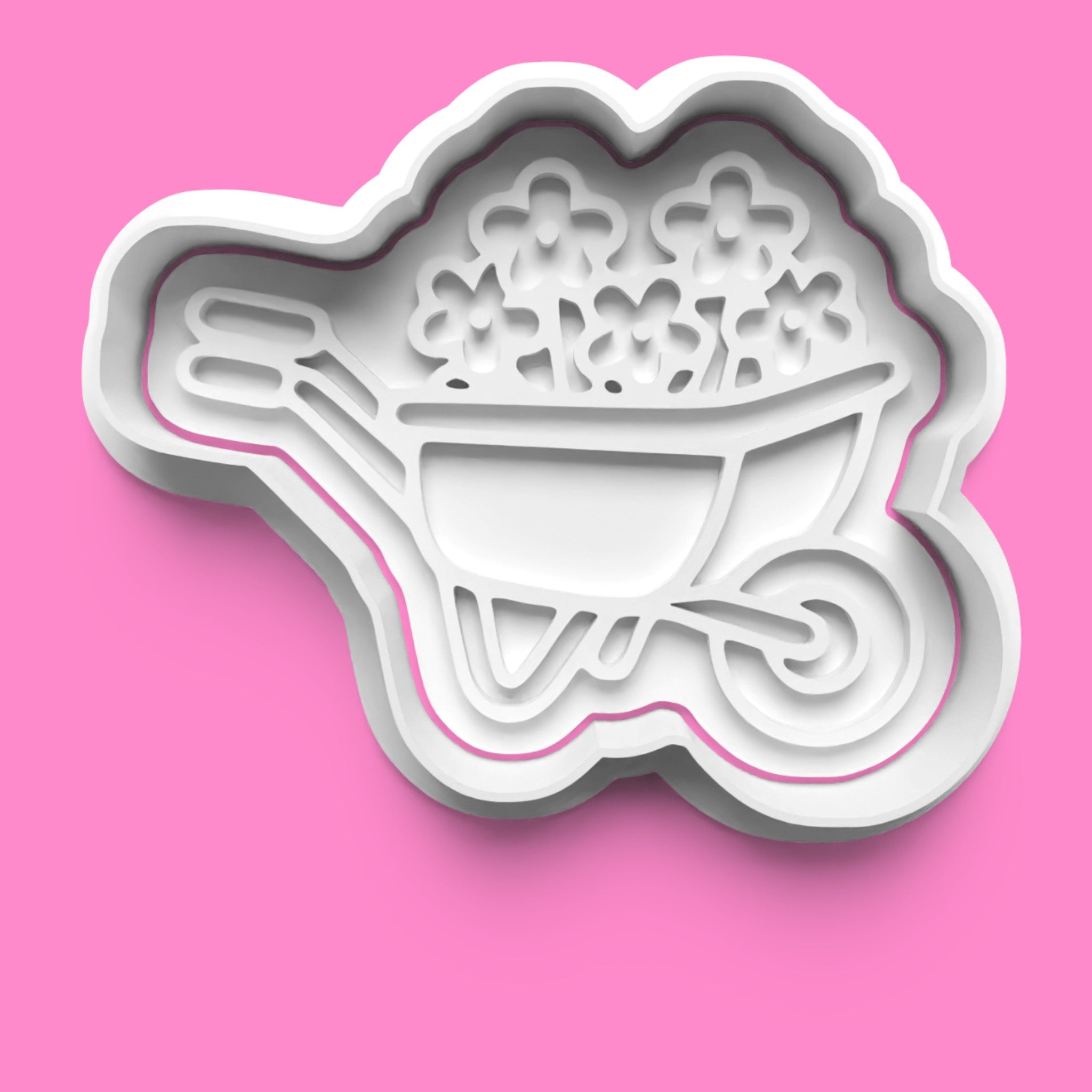 Garden Theme Cookie Cutter Set | Watering Can, Wheelbarrow & Floral Designs | Multiple Sizes