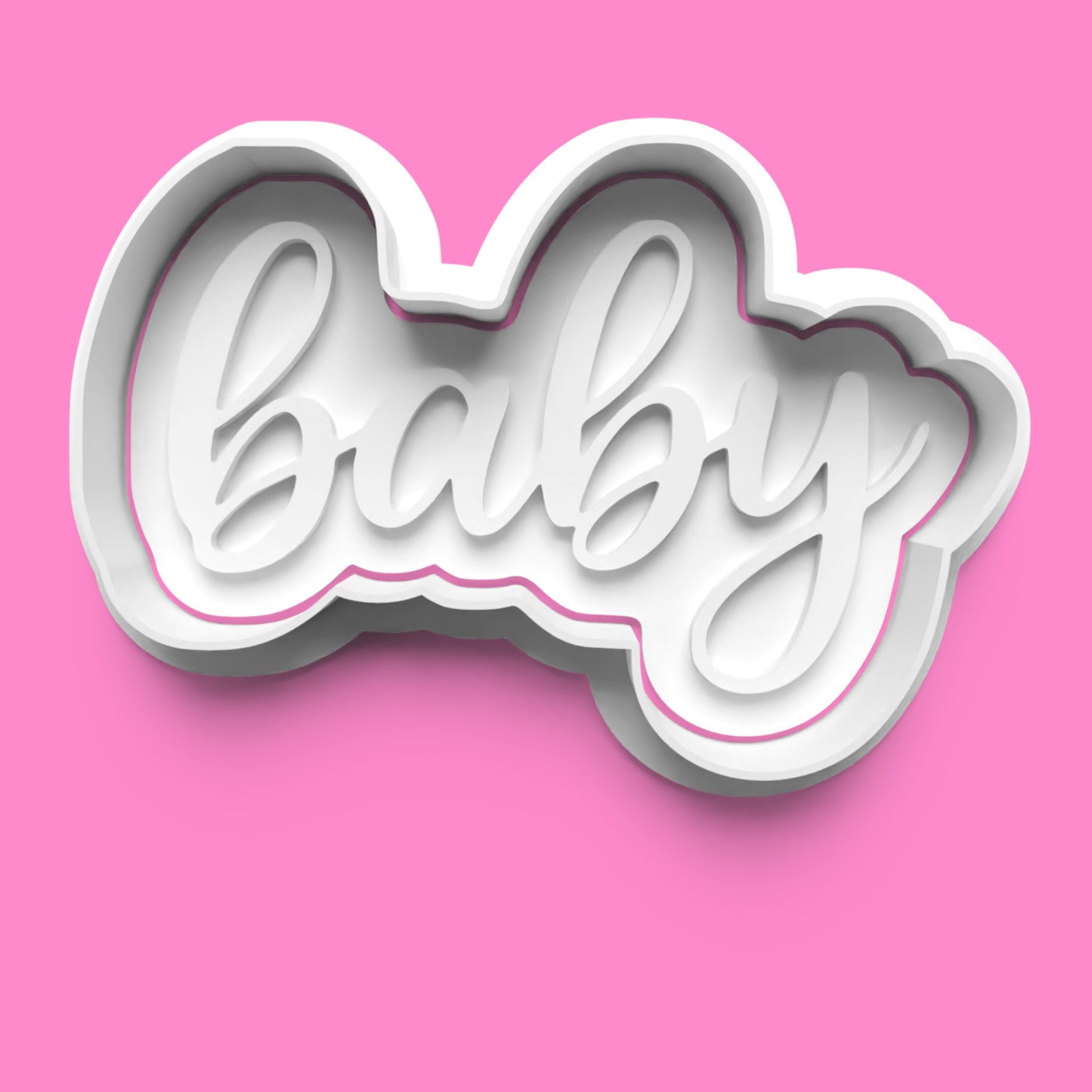 New Baby Essentials Cookie Cutter Set | Baby Script, Footprints, Onesie & Bottle Designs | Multiple Sizes