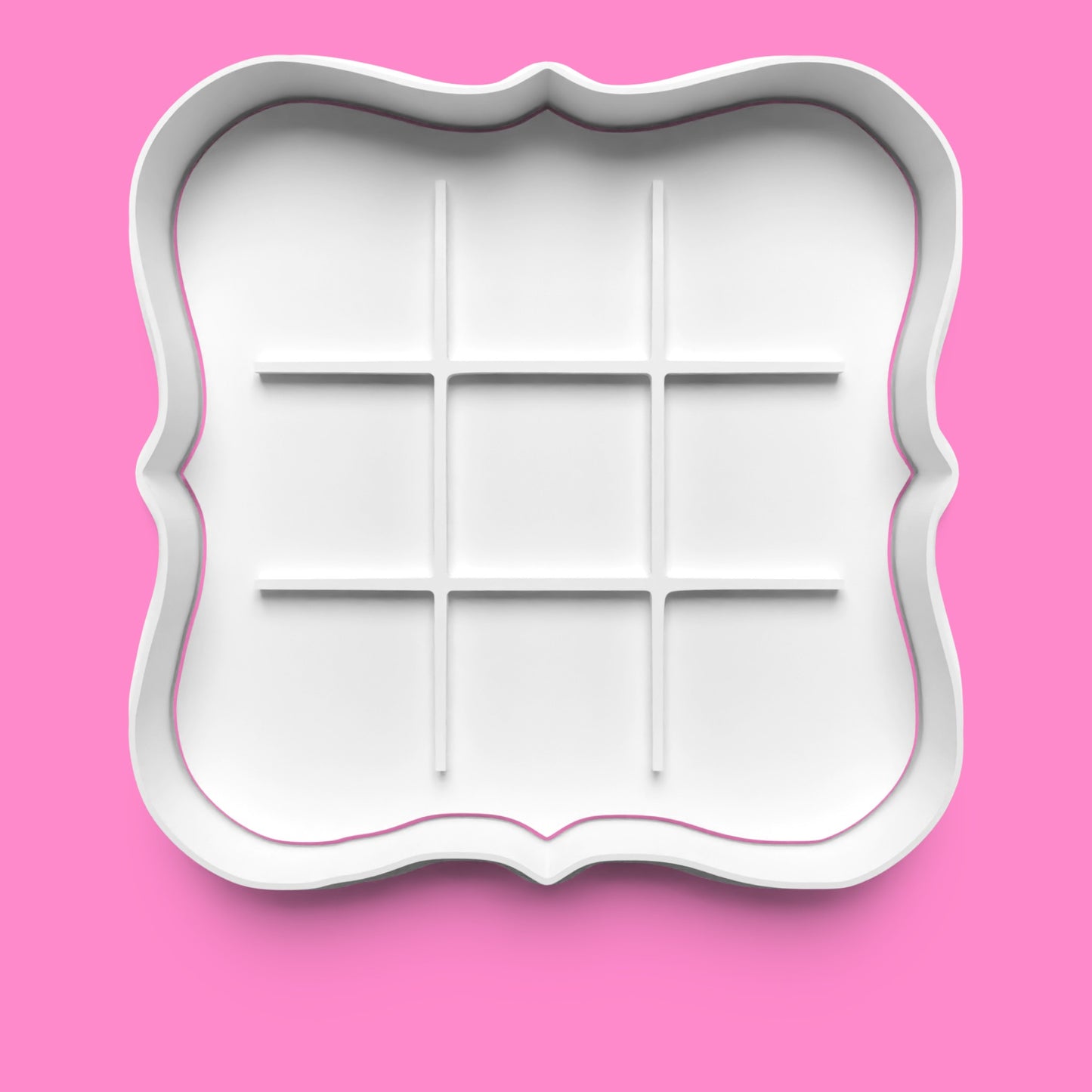 Tic-Tac-Toe Cookie Cutter Set with Heart, X, & O Mini Cutters